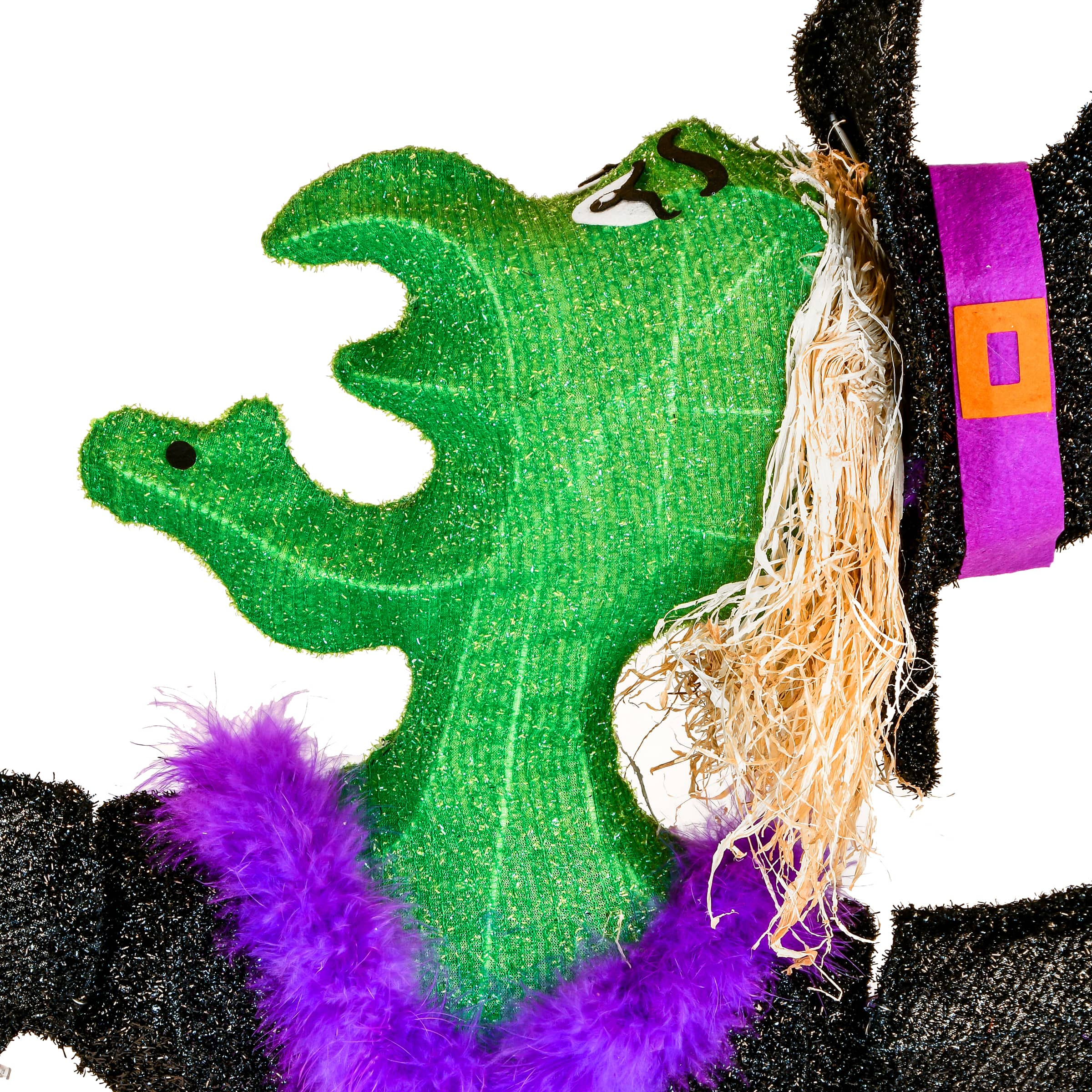 47&#x27;&#x27; Pre-Lit Cackling Green Witch Halloween D&#xE9;cor