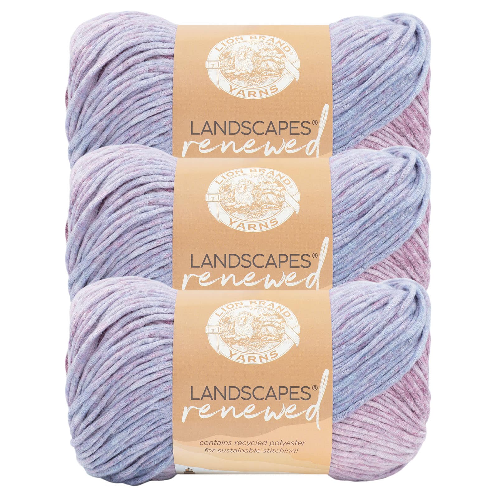 3 Pack Lion Brand&#xAE; Landscapes&#xAE; Renewed Yarn