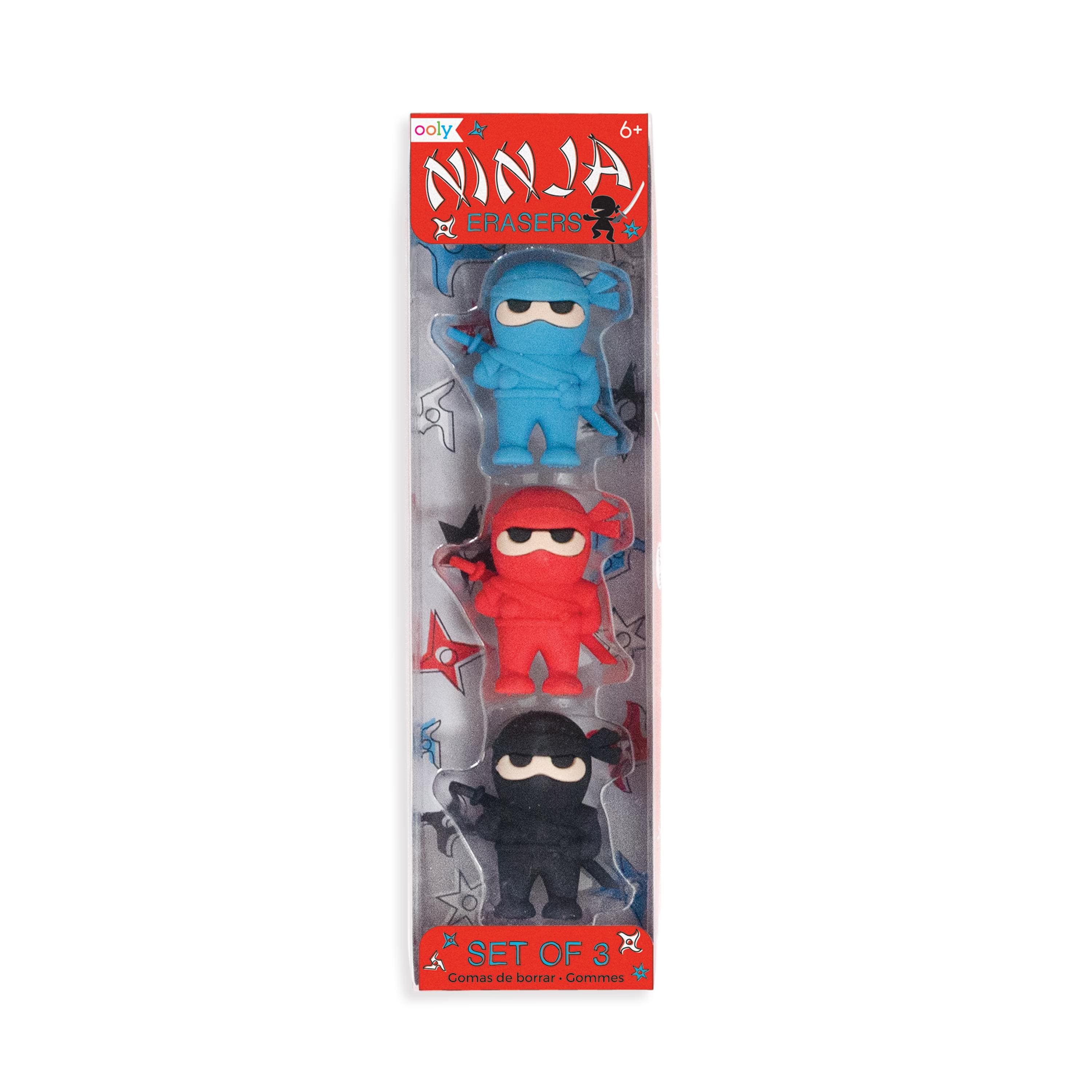 OOLY Ninja Erasers Set