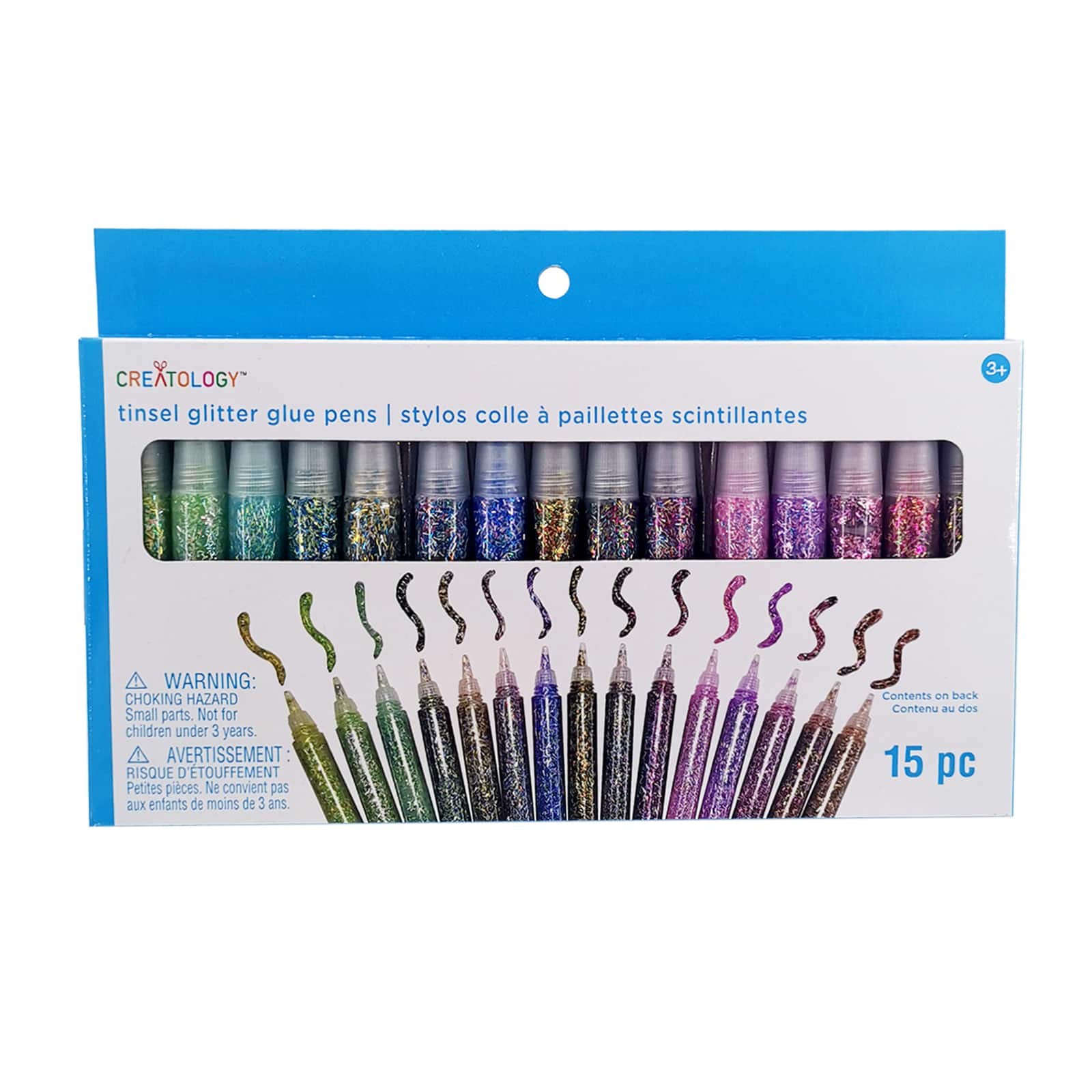 12 Packs: 15 ct. (180 total) Tinsel Glitter Glue Pens by Creatology™