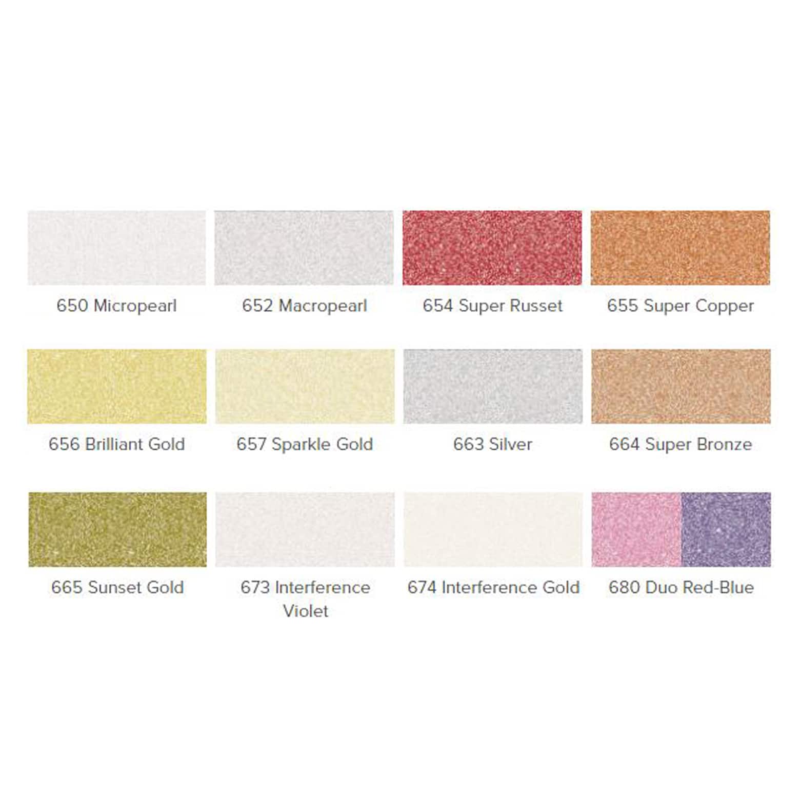 Jacquard Pearl Ex Powdered Pigments&#x2122; Series 1
