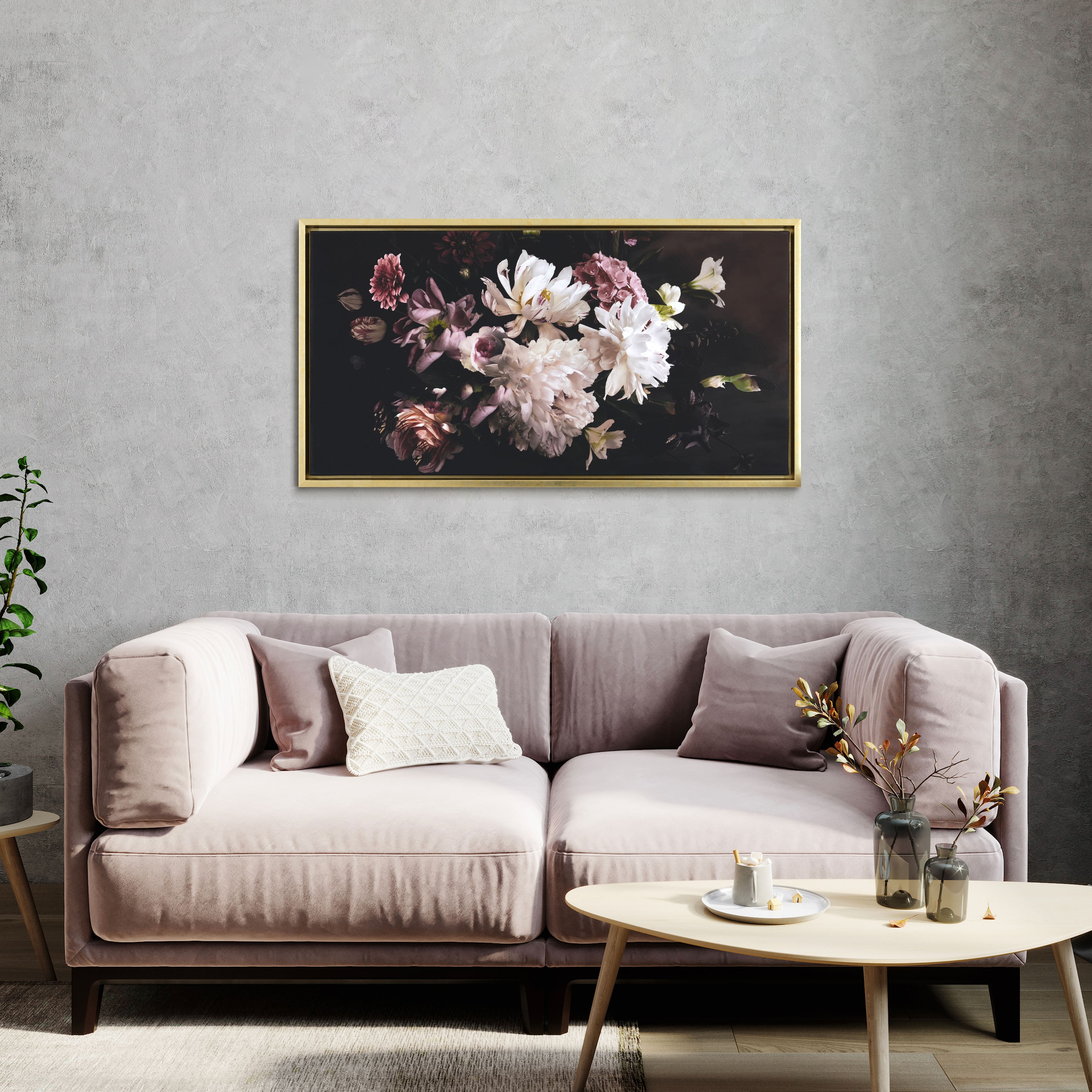 24&#x22; x 12.5&#x22; Flower Art Wall D&#xE9;cor by Ashland&#xAE;