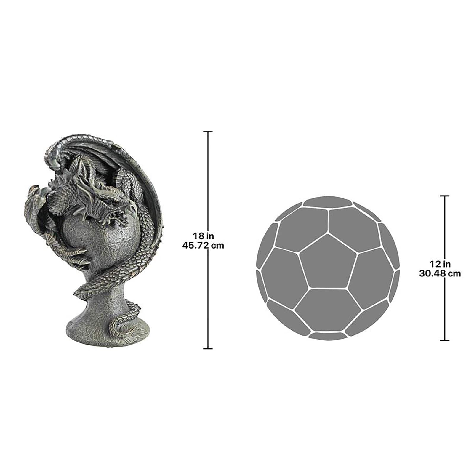 Design Toscano 18&#x22; Mystic Dragon Avenger Statue