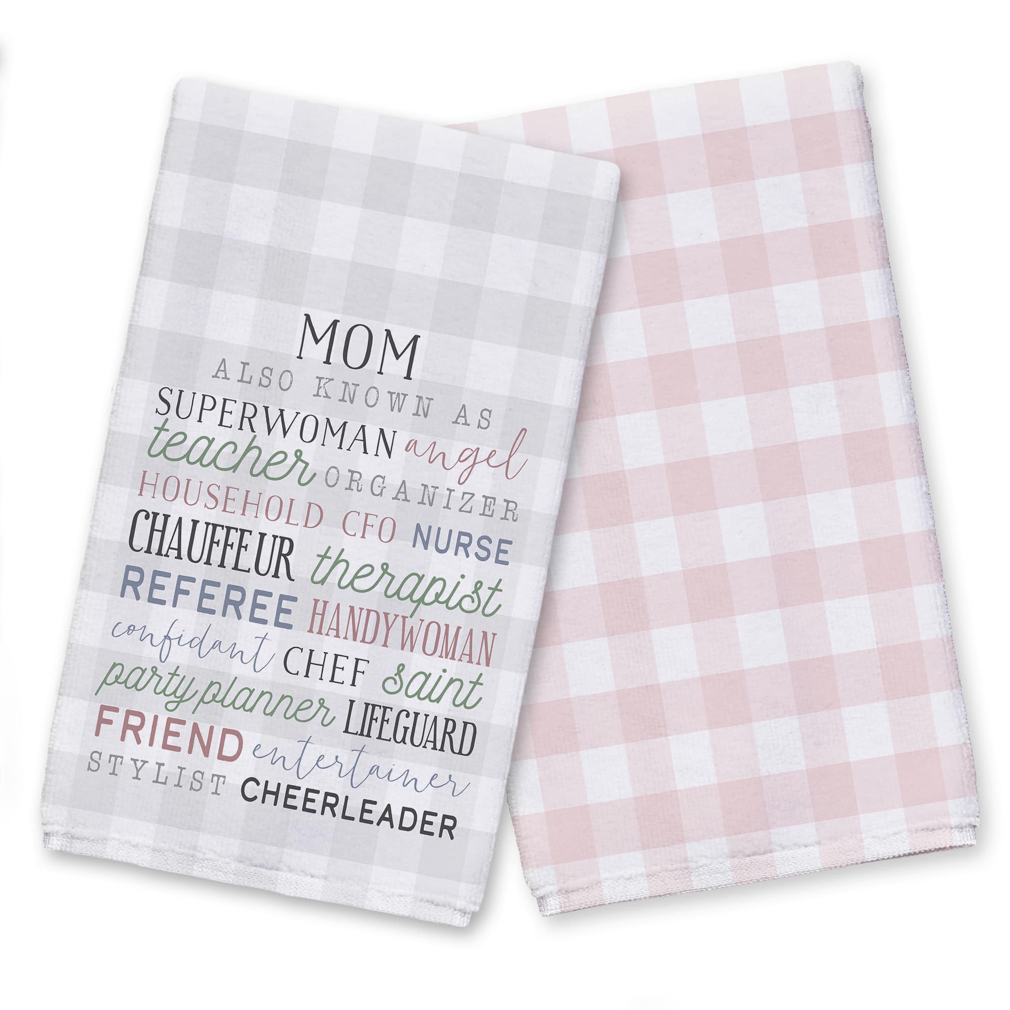 Mom Words Tea Towel Set