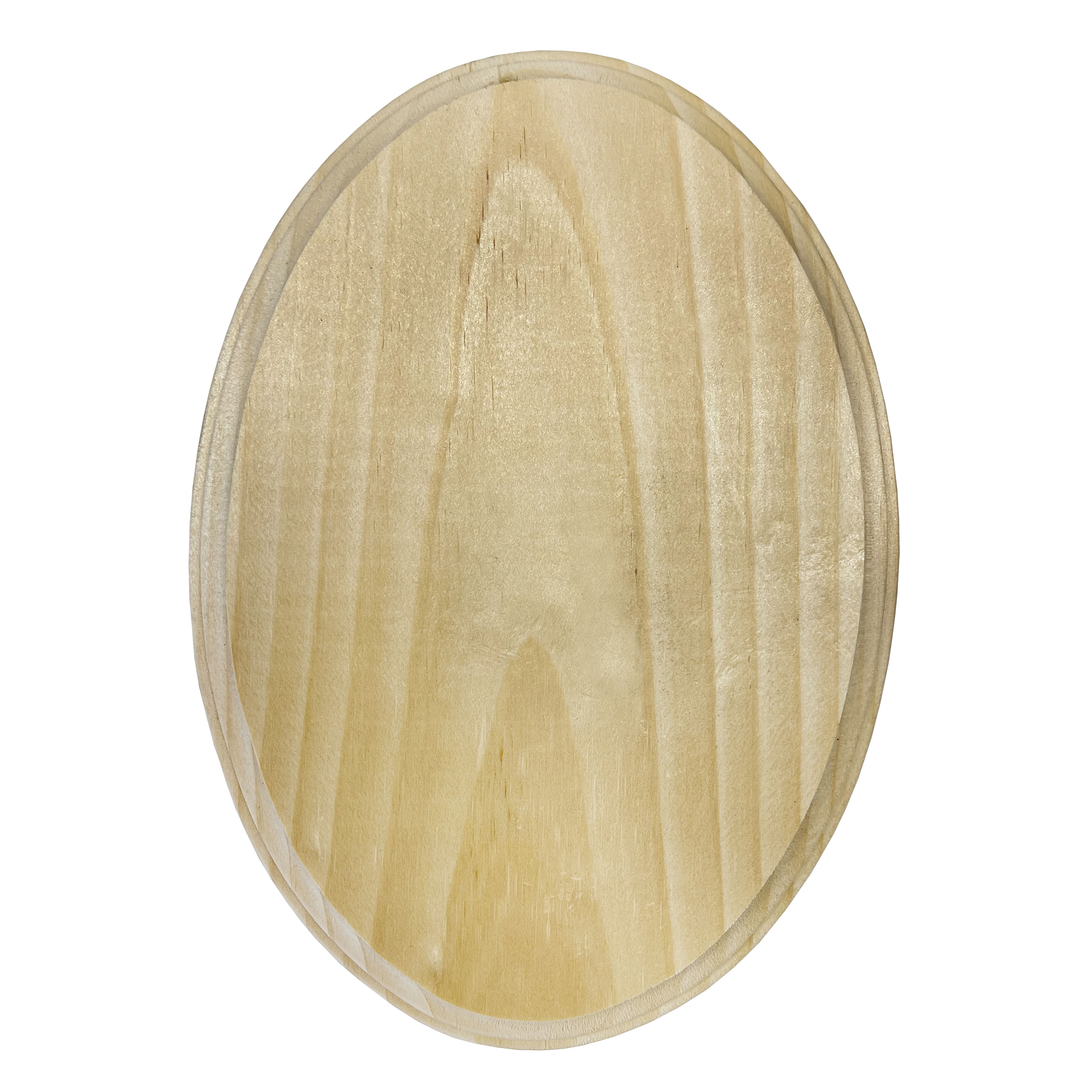 36 Pack: 7" Unfinished Pinewood Oval Plaque by Make Market®