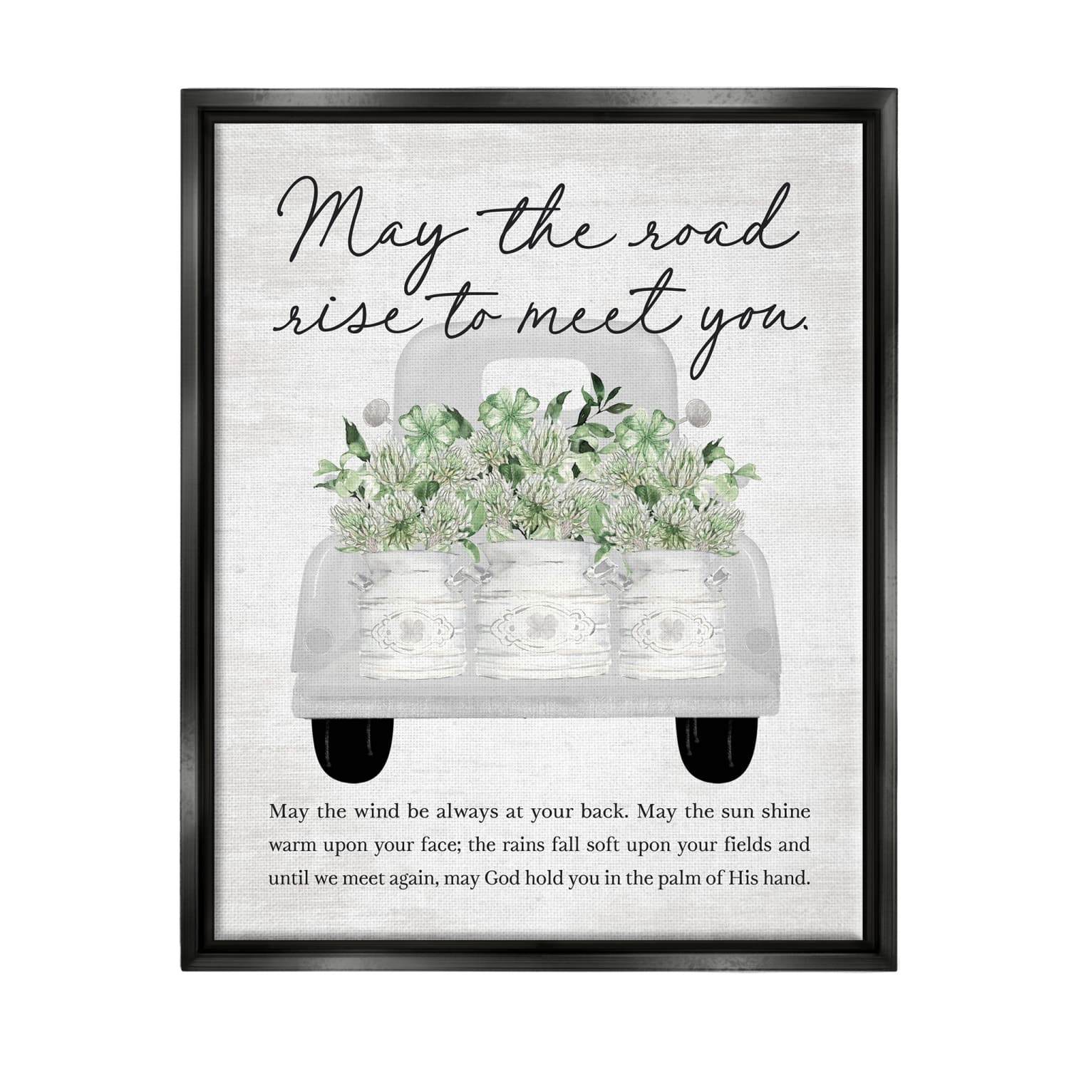 Stupell Industries Country Irish Proverb Floater Framed Art
