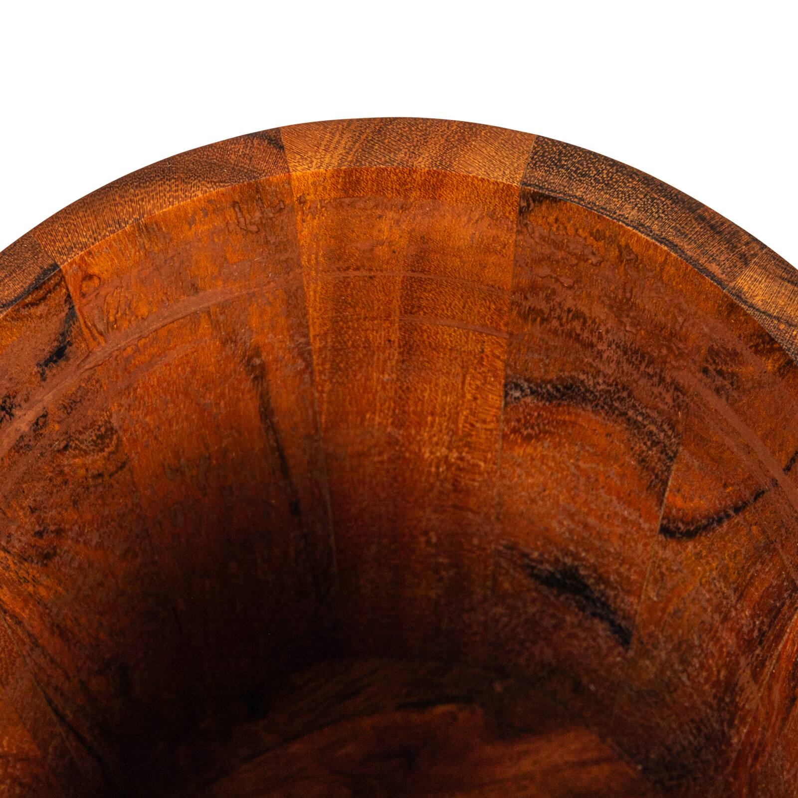 Hello Honey® 6.5" Natural Compact Acacia Wood Canister with Handle