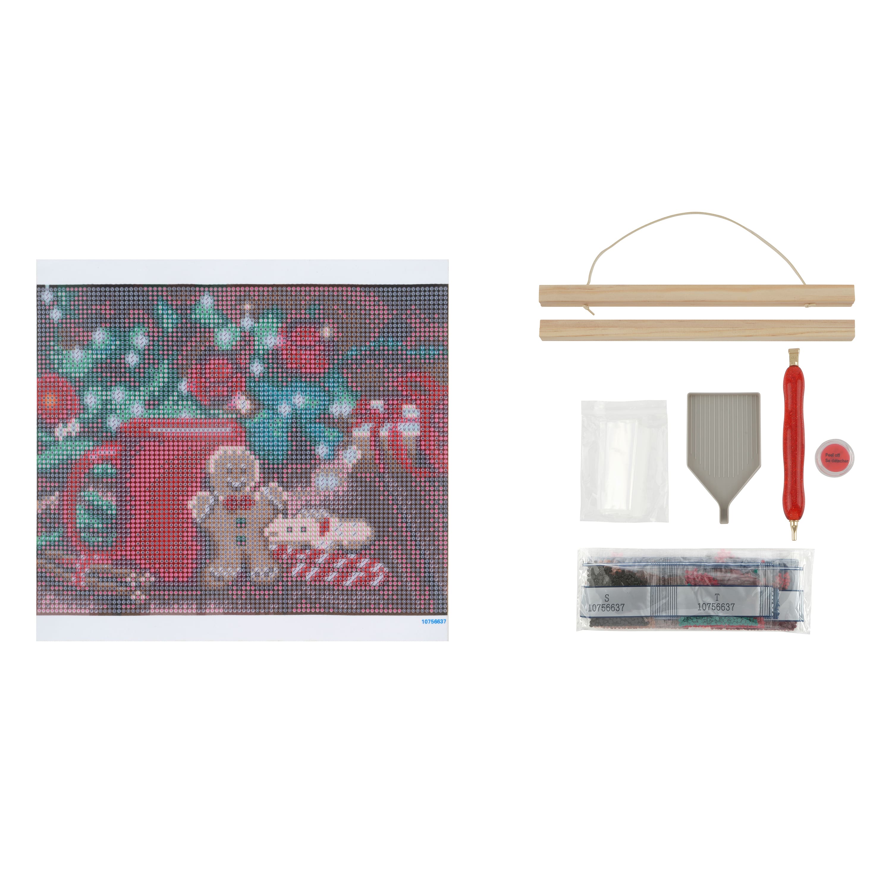 8&#x22; x 10&#x22; Gingerbread with Frame Diamond Art Kit by Make Market&#xAE;