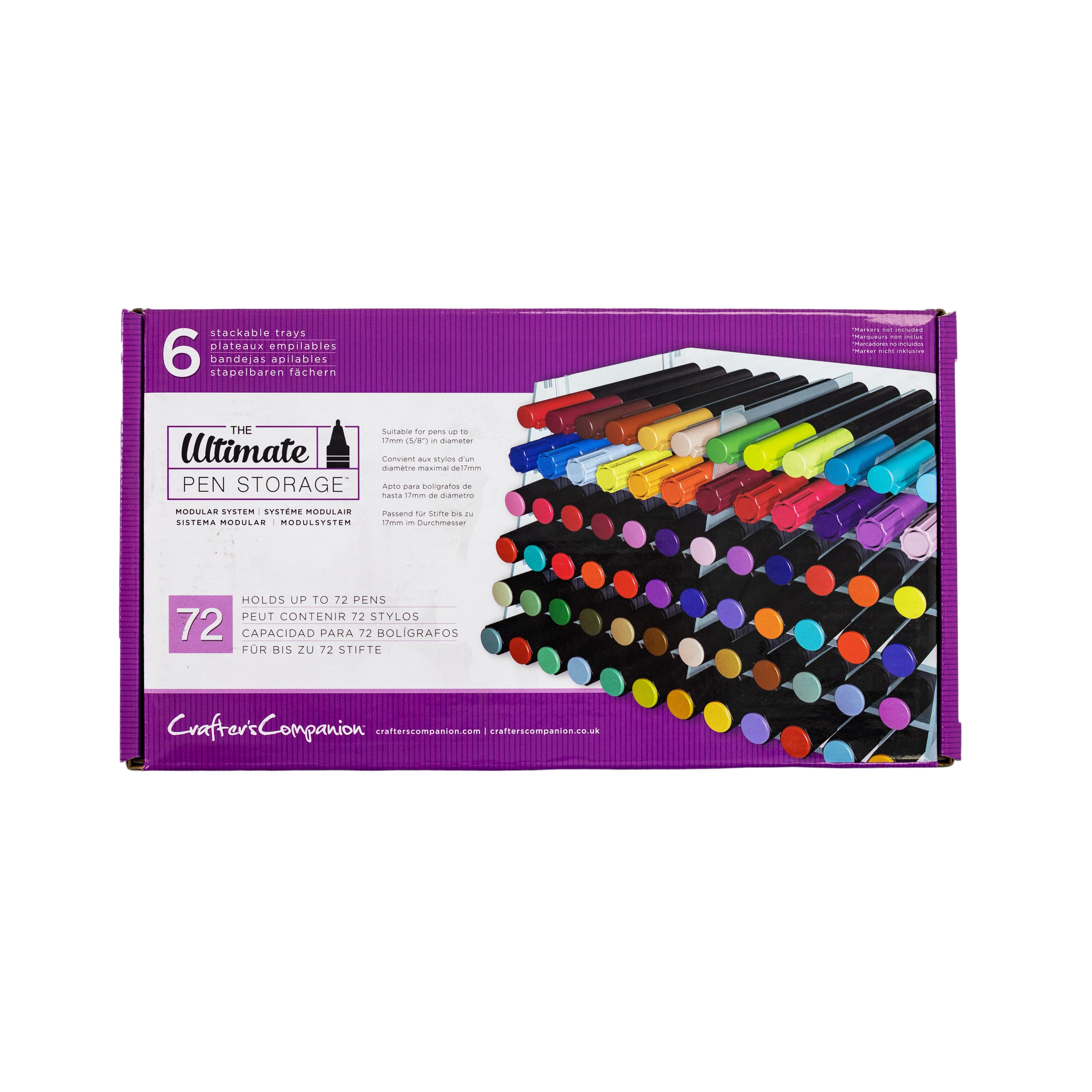 Spectrum Noir&#x2122; Clear Pen Storage Trays, 6ct.