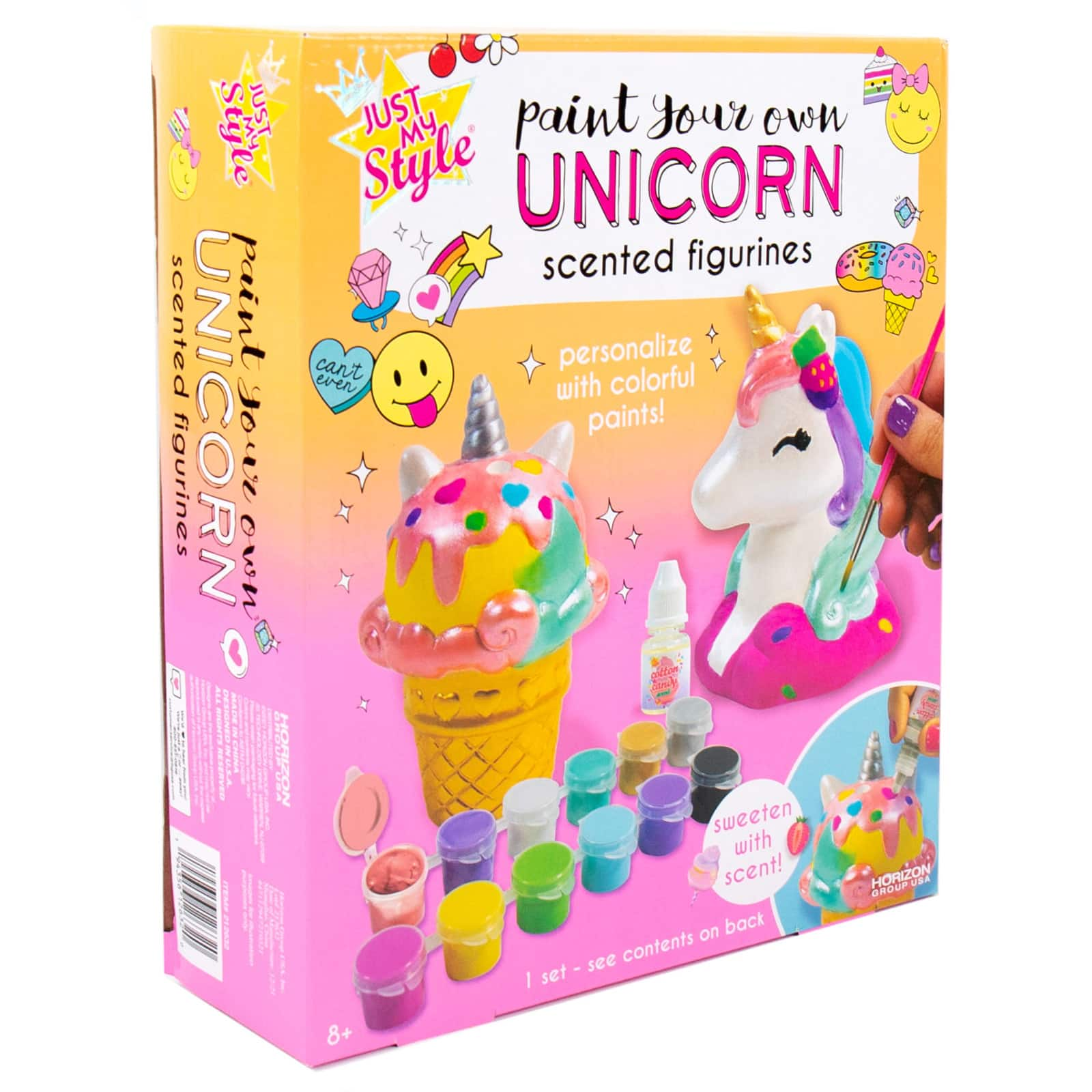 Just My Style&#xAE; Paint Your Own Scented Unicorn Figurines