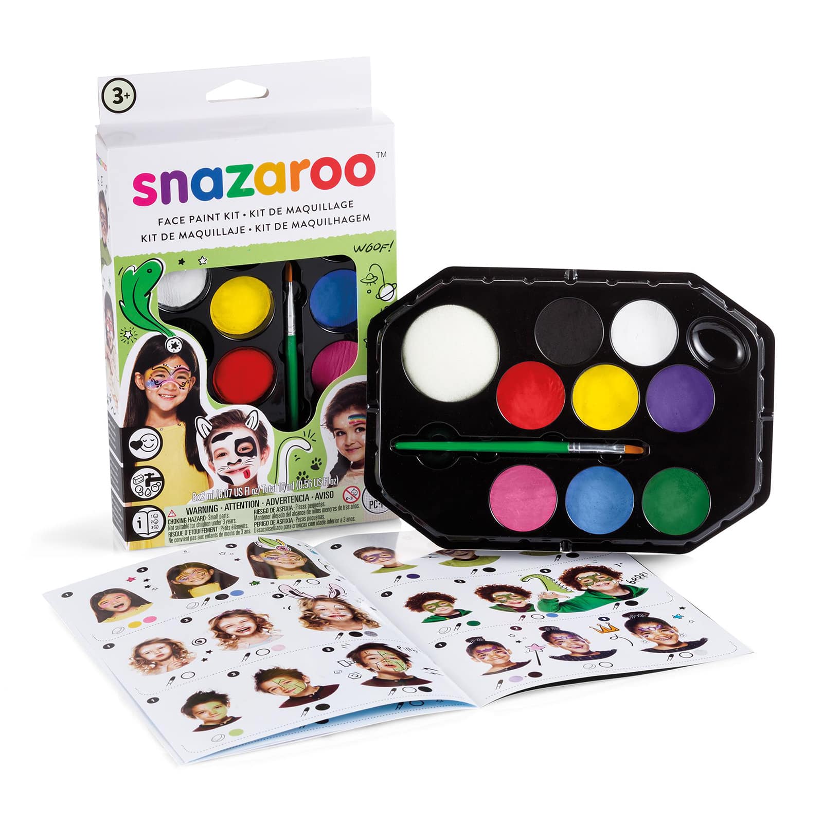 12 Pack: Snazaroo™ Rainbow Face Paint Kit