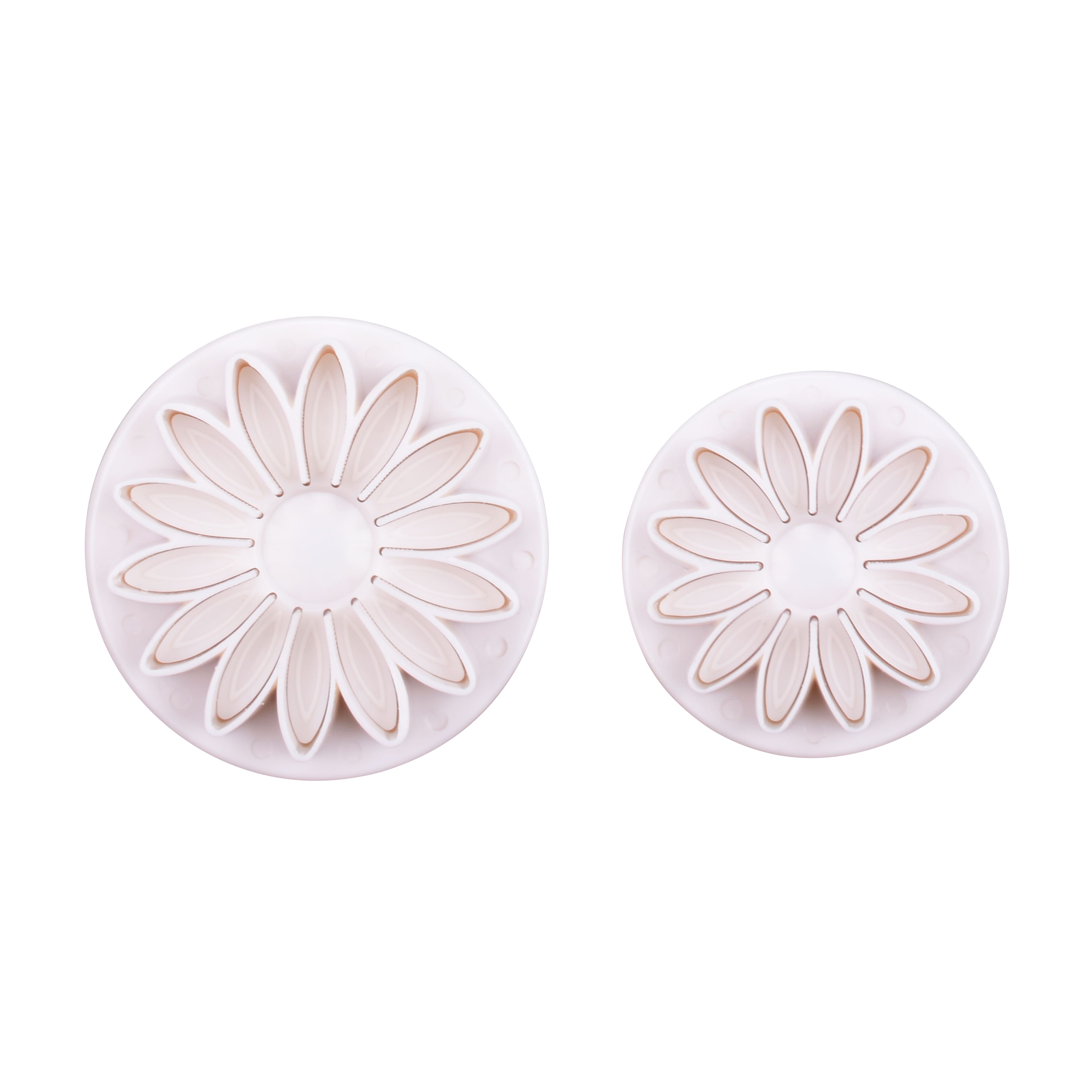 6 Packs: 2 ct. (12 total) Daisy Fondant Plunger Cutters by Celebrate It®
