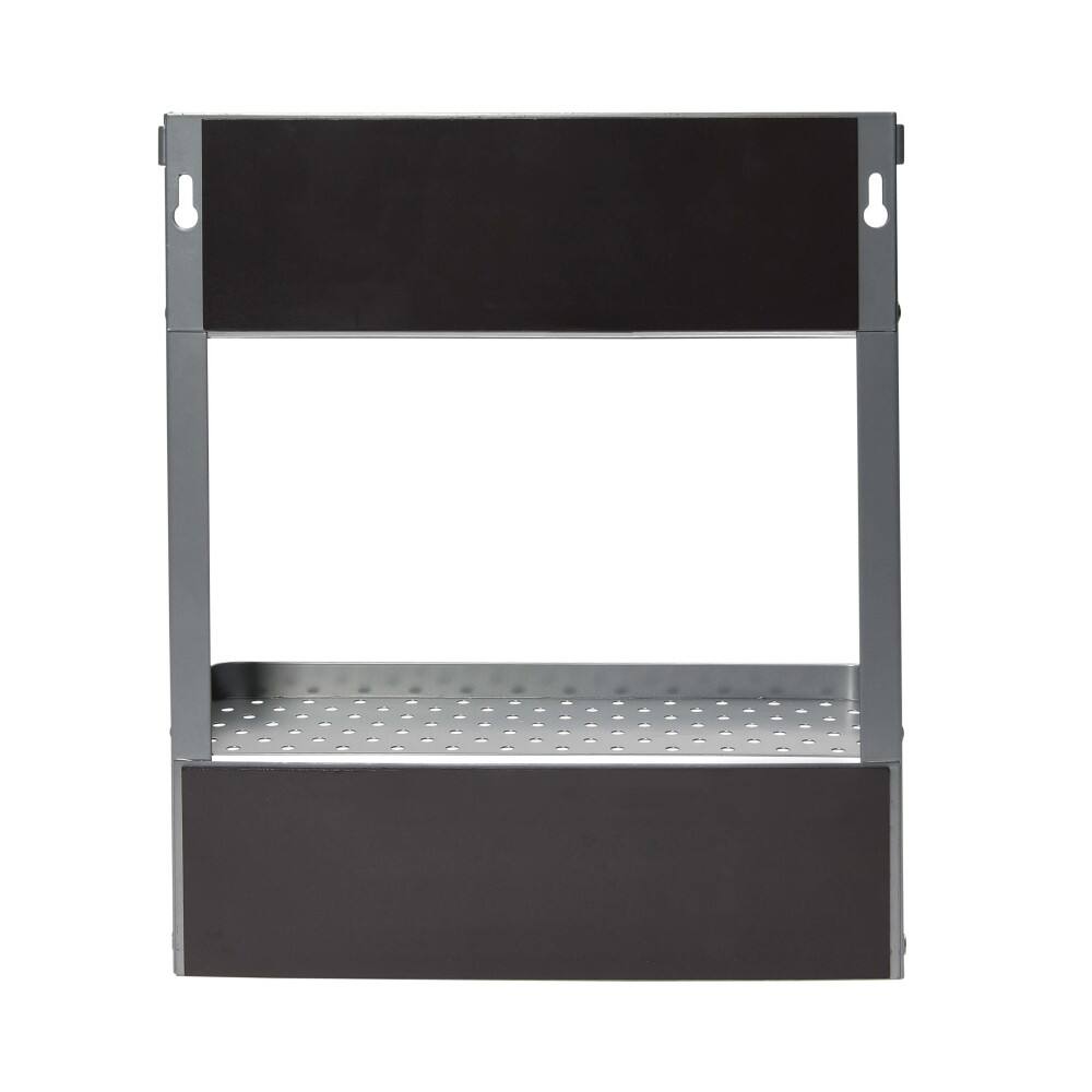 Household Essentials Metal Magnetic Organizer with Towel Rack