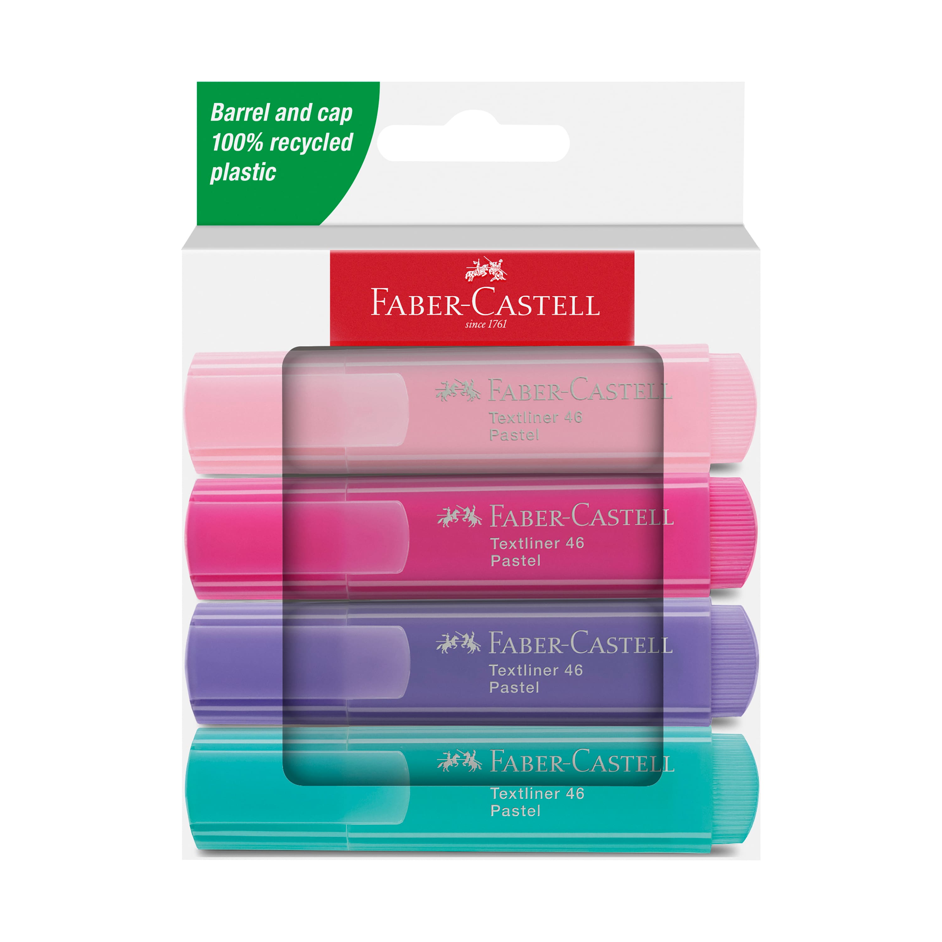 Faber-Castell&#xAE; Textliner 46 Pastel Highlighter Set