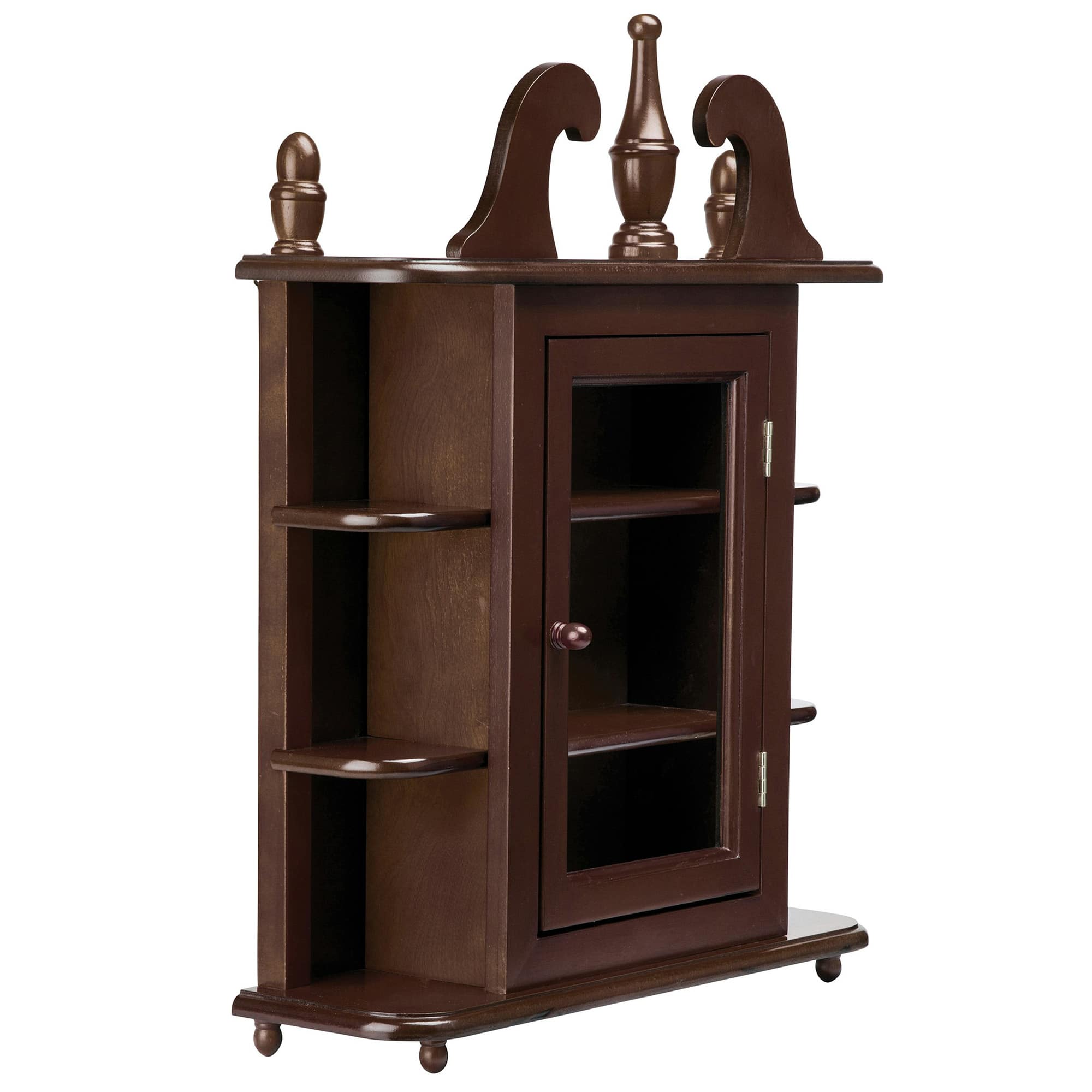 Design Toscano 25.5&#x22; Savile Row Hardwood Wall Curio Display Cabinet