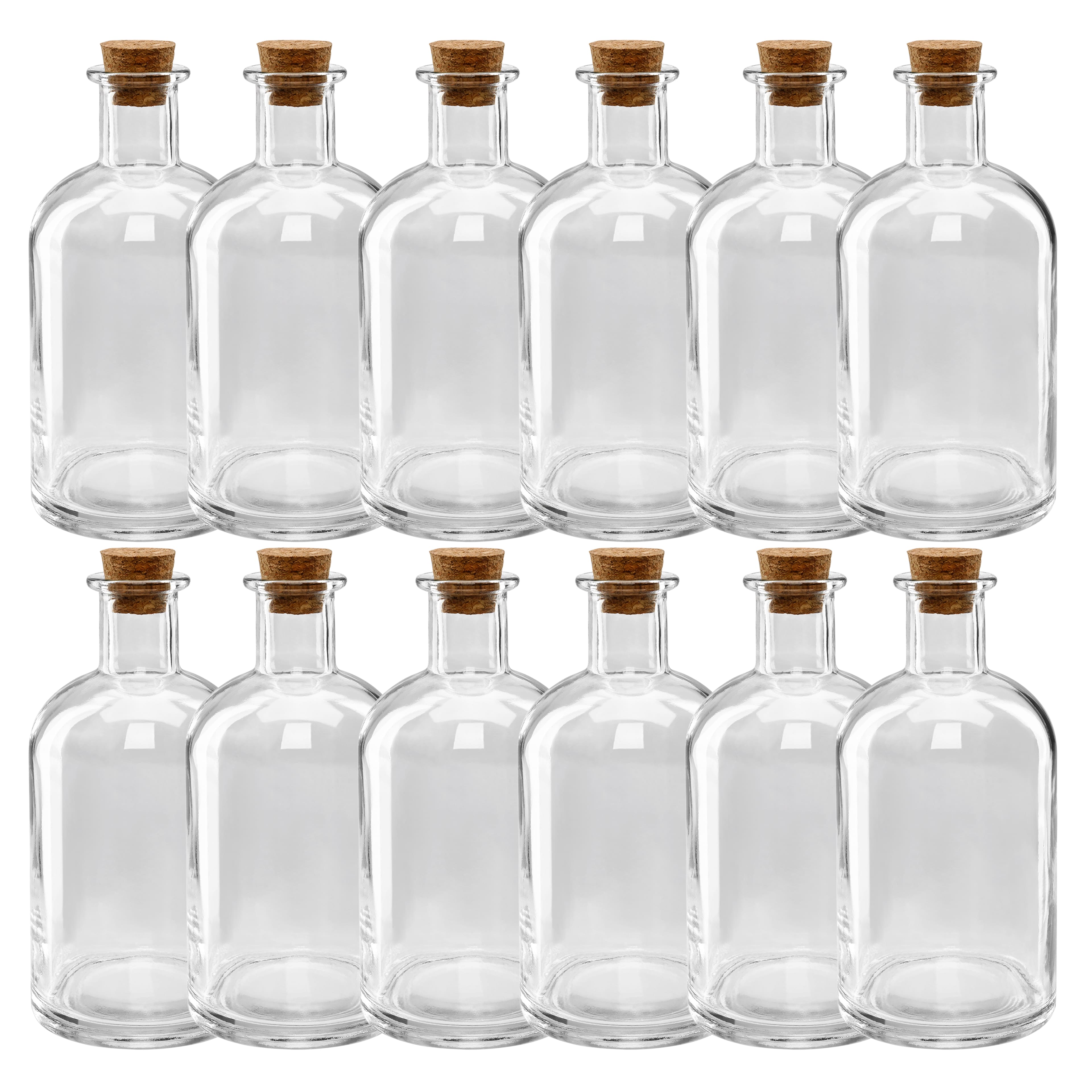 12 Pack: 5.6&#x22; Glass Bottle with Cork by Ashland&#xAE;