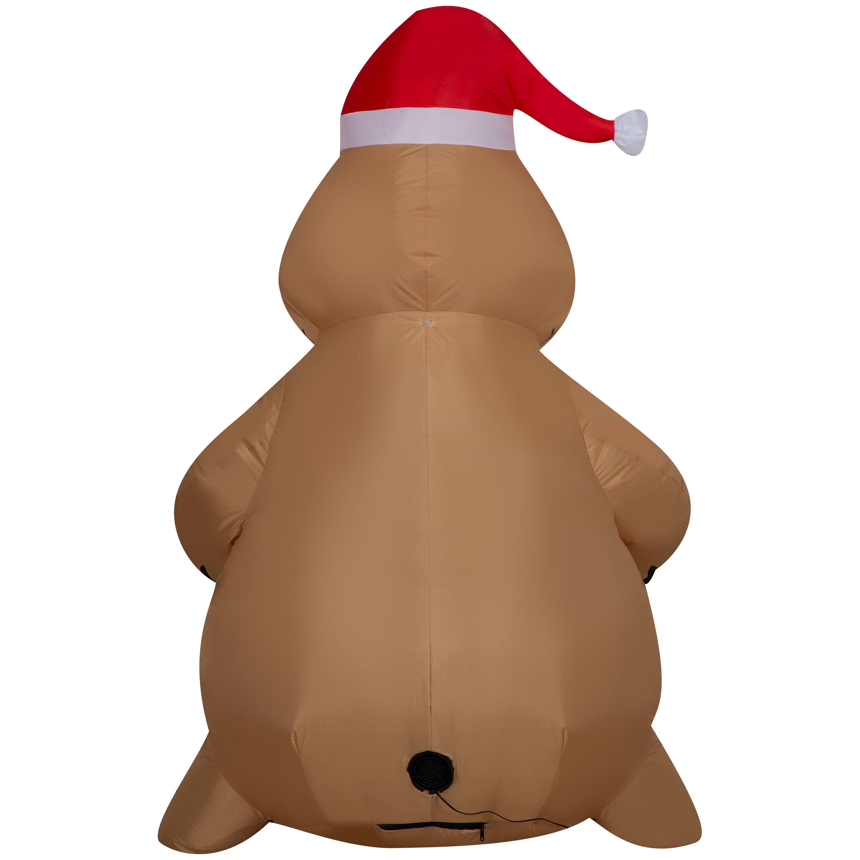 5ft. Airblown&#xAE; Inflatable Christmas Oogie Boogie with Scary Christmas Stocking