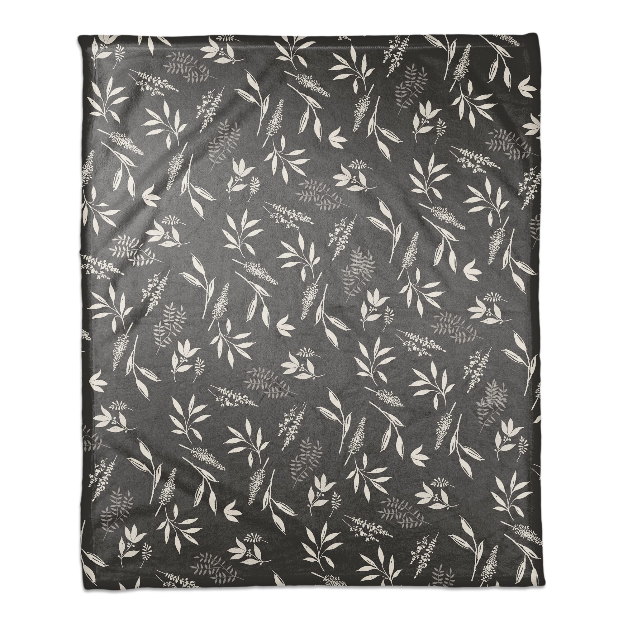 Moody Botanicals Coral Fleece Blanket