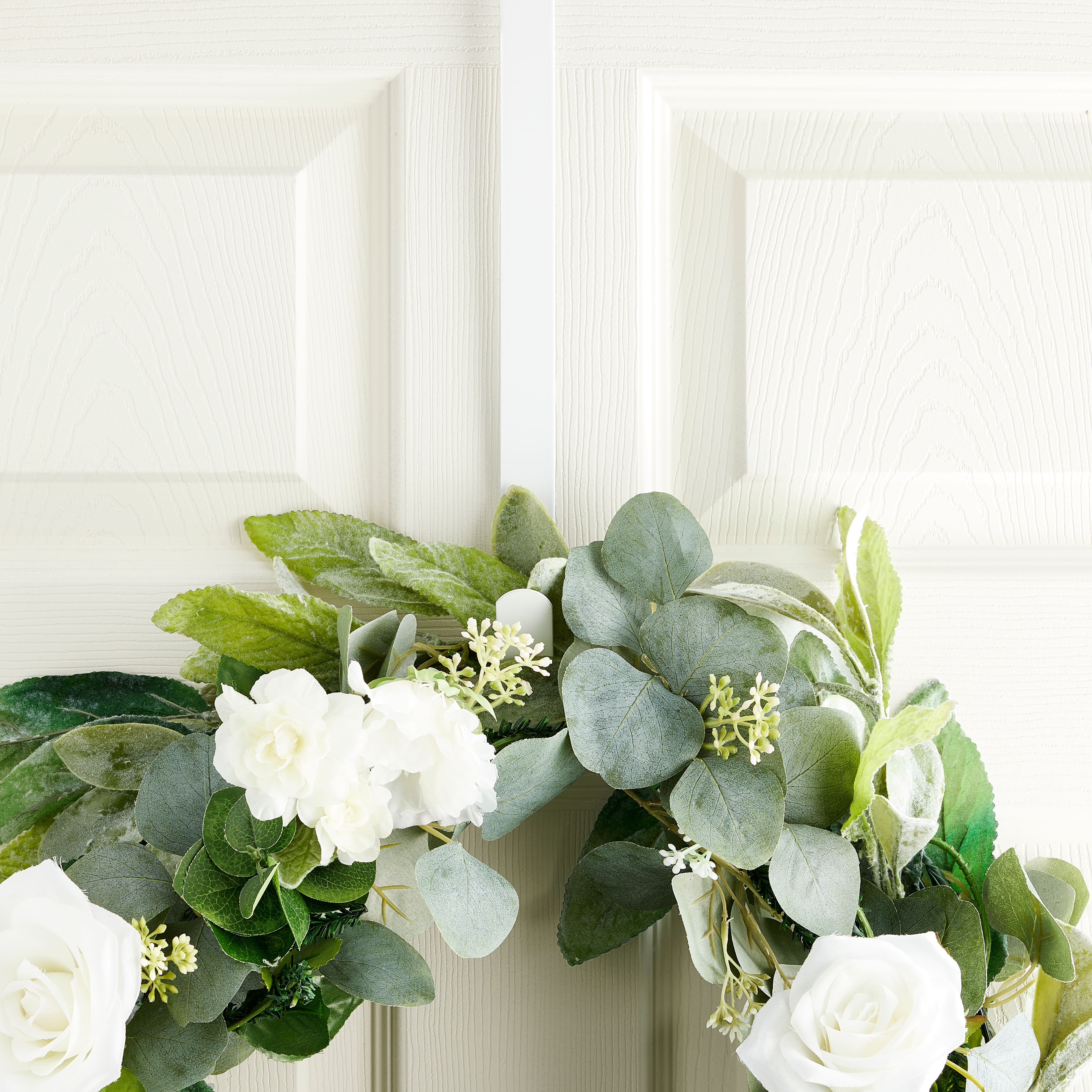 10 Pack: 14&#x22; White Wreath Hanger by Ashland&#xAE;