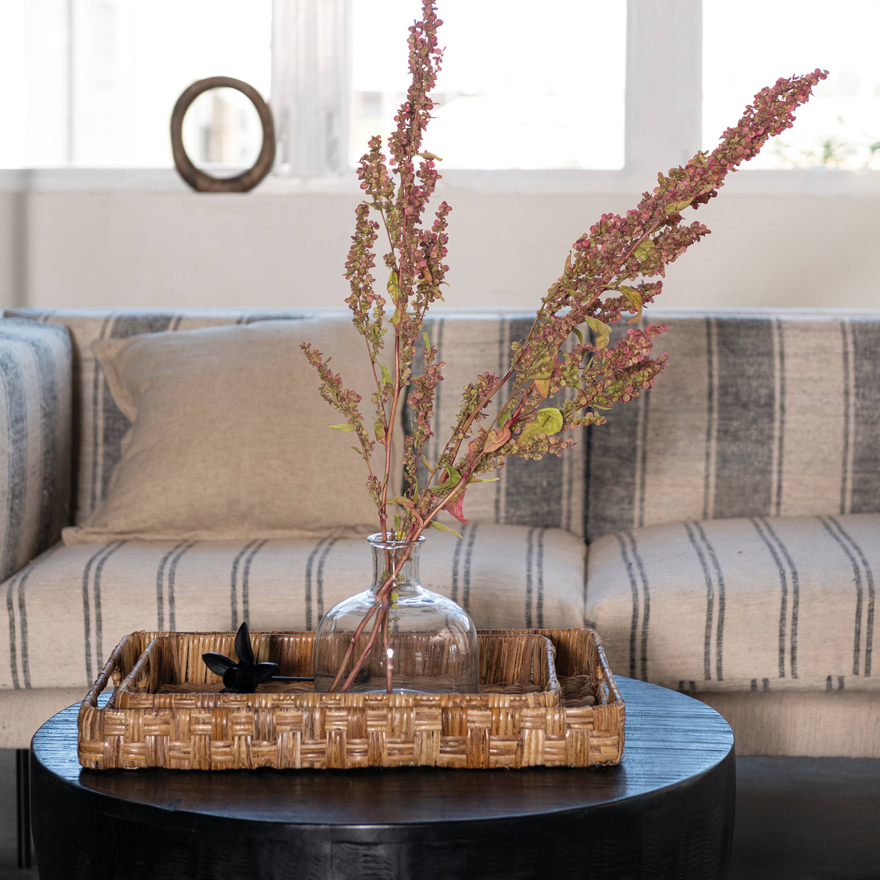 Hello Honey&#xAE; 7.5&#x22; Clear Blown Glass Vase