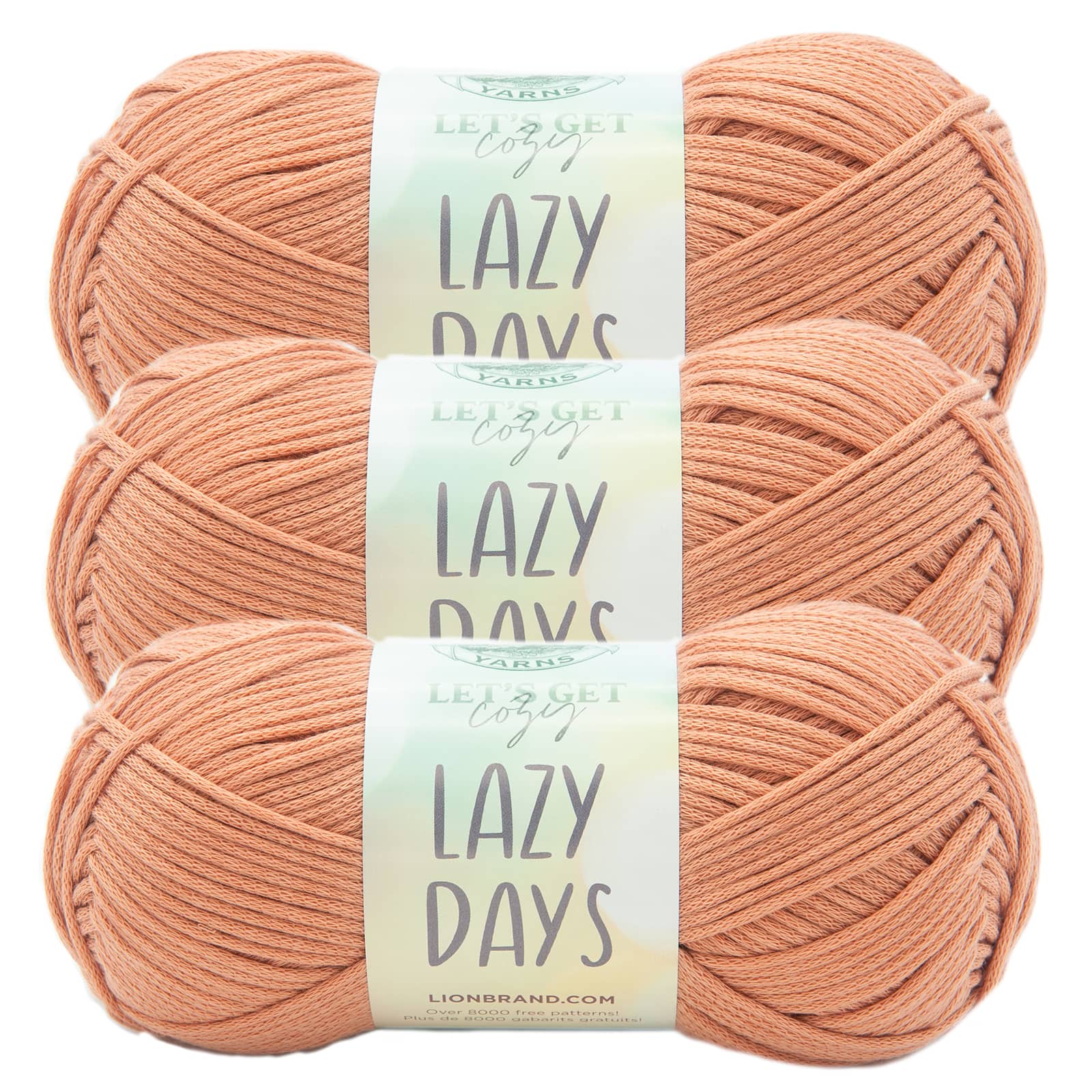 3 Pack Lion Brand&#xAE; Lazy Days Yarn