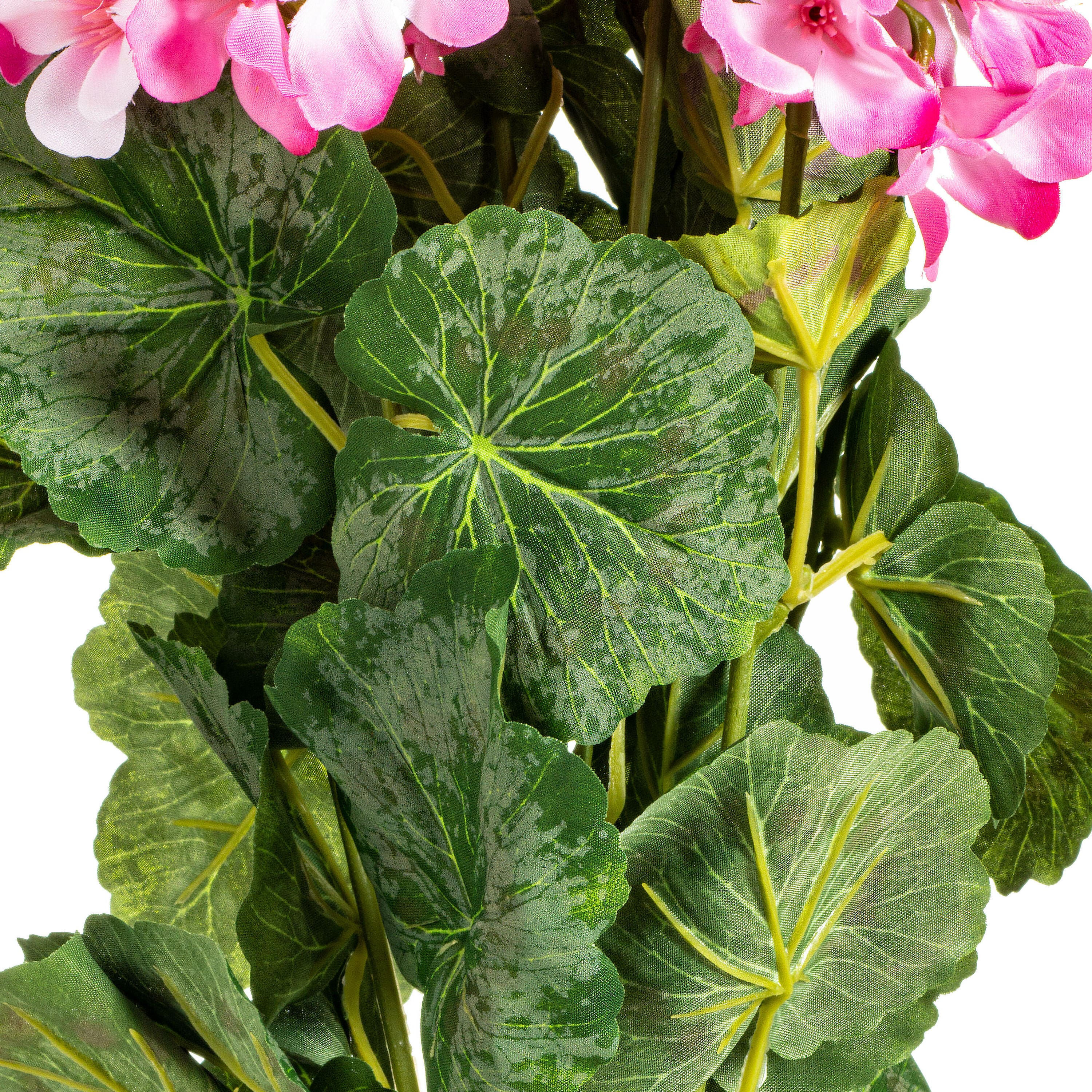 Artificial Light Pink Geranium Bush