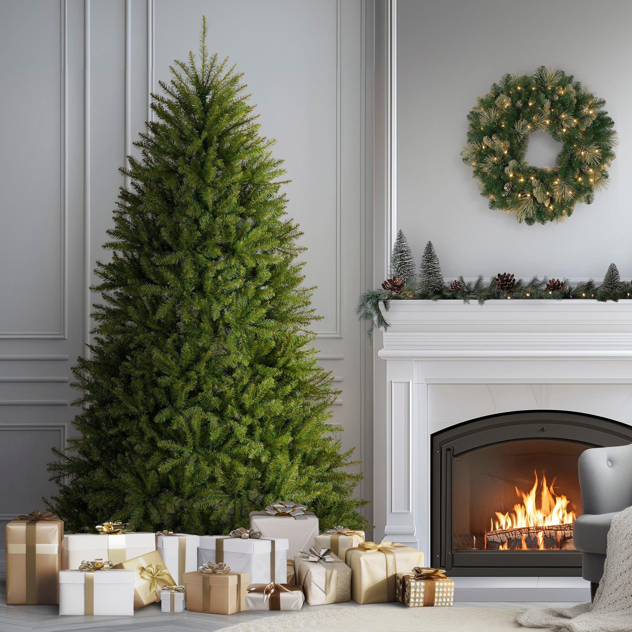 7ft. Unlit Dunhill&#xAE; Fir Full Artificial Christmas Tree