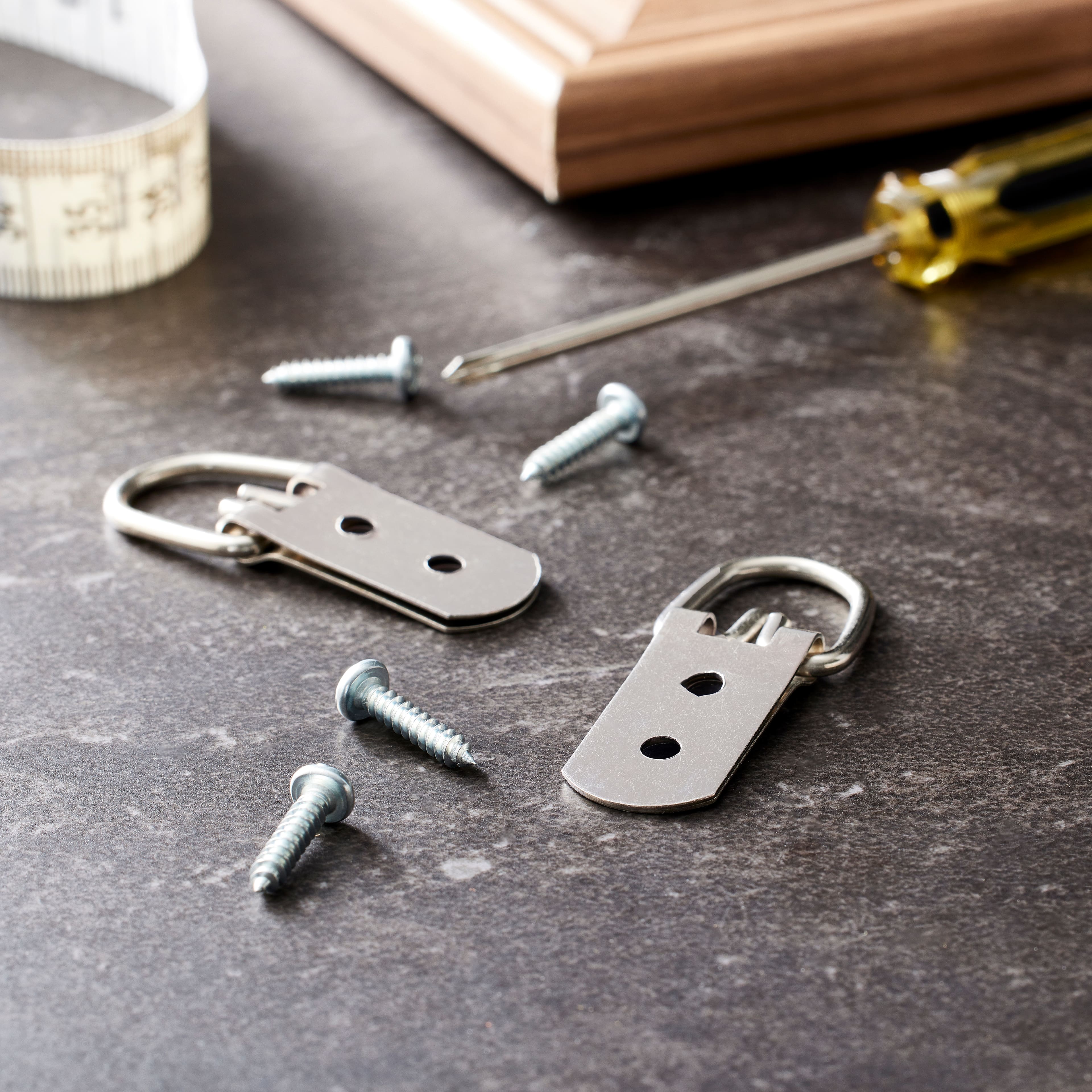 24 Packs: 2 ct. (48 total) 75lb. 2-Hole D-Ring Hanger by Studio Décor®