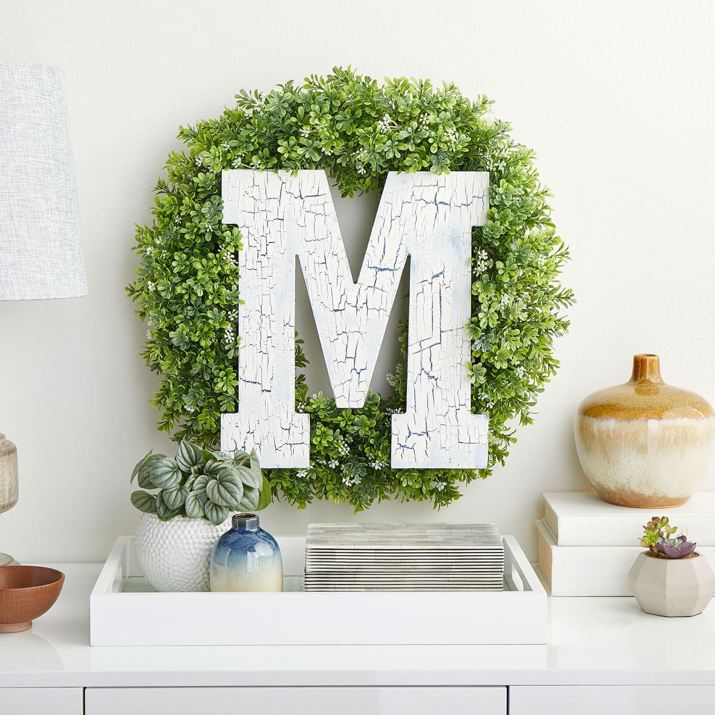 Wood Letter Wreath Projects Michaels