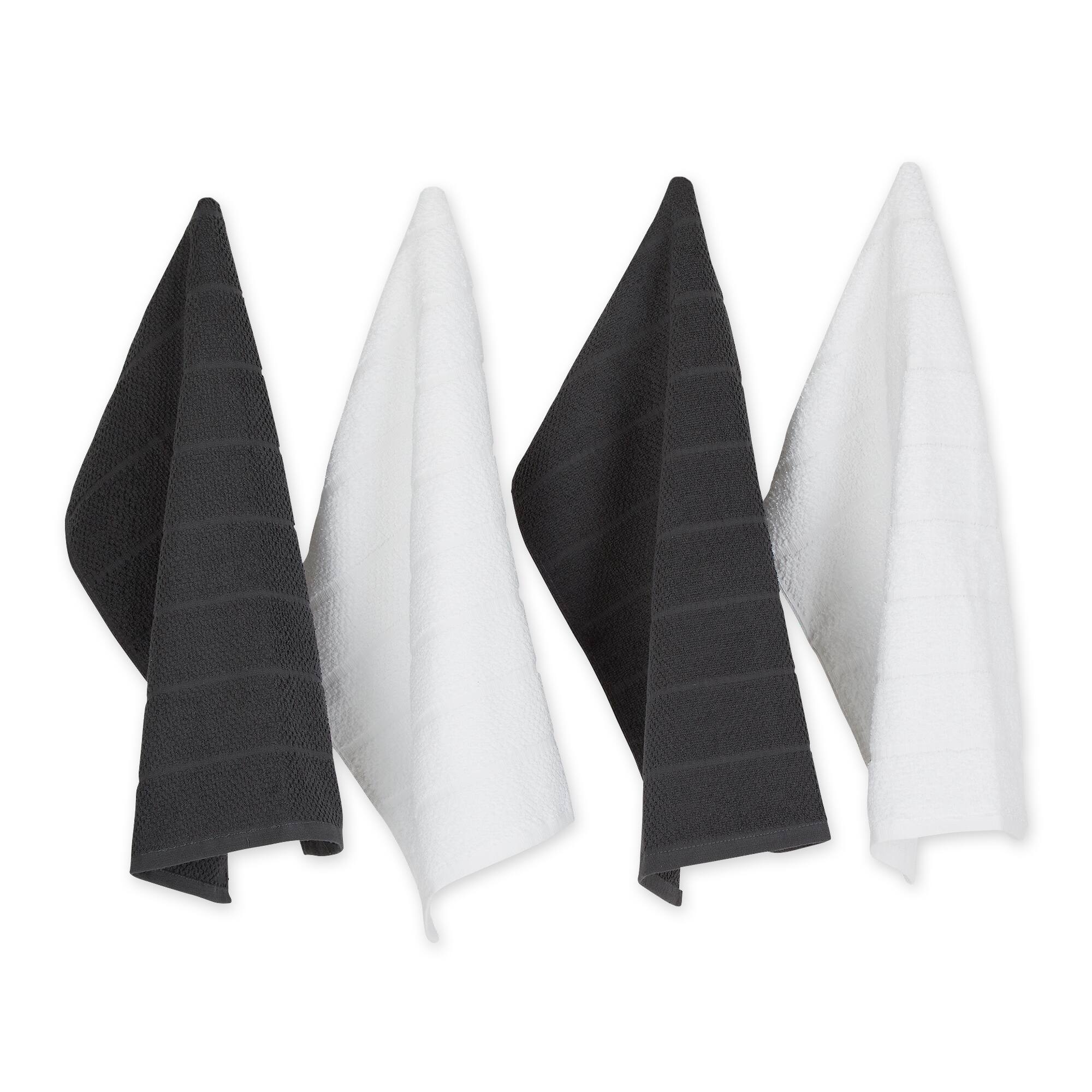 DII® Assorted Mineral Basic Chef Terry Dishtowel (Set of 4)