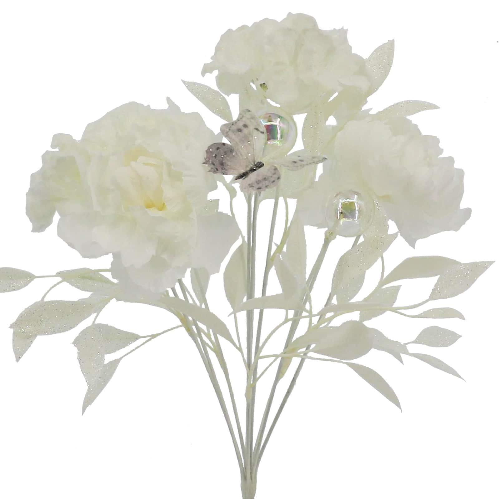 18&#x22; White Hydrangea Butterfly Bush by Ashland&#xAE;