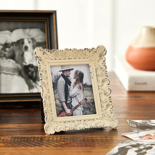Mini White Ornate Tabletop Frame by Studio Décor® | Michaels