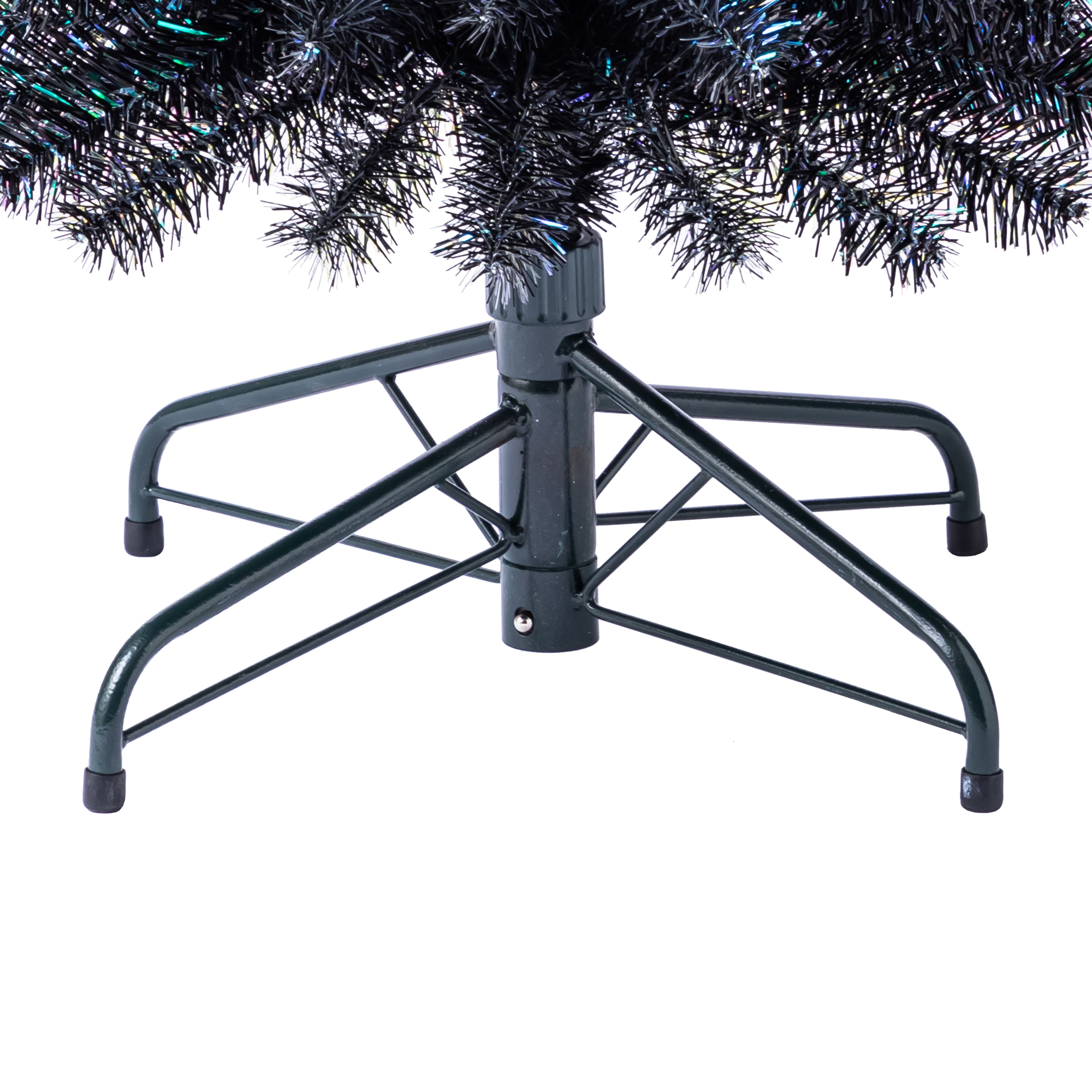 6ft. Unlit Black Sparkle Artificial Christmas Tree by Ashland&#xAE;