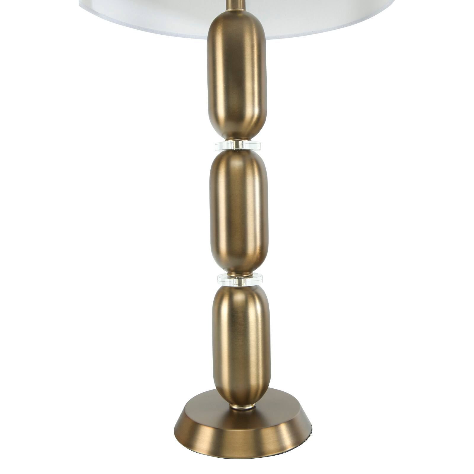Hello Honey® 33" Metal Table Lamp with Glass Middle