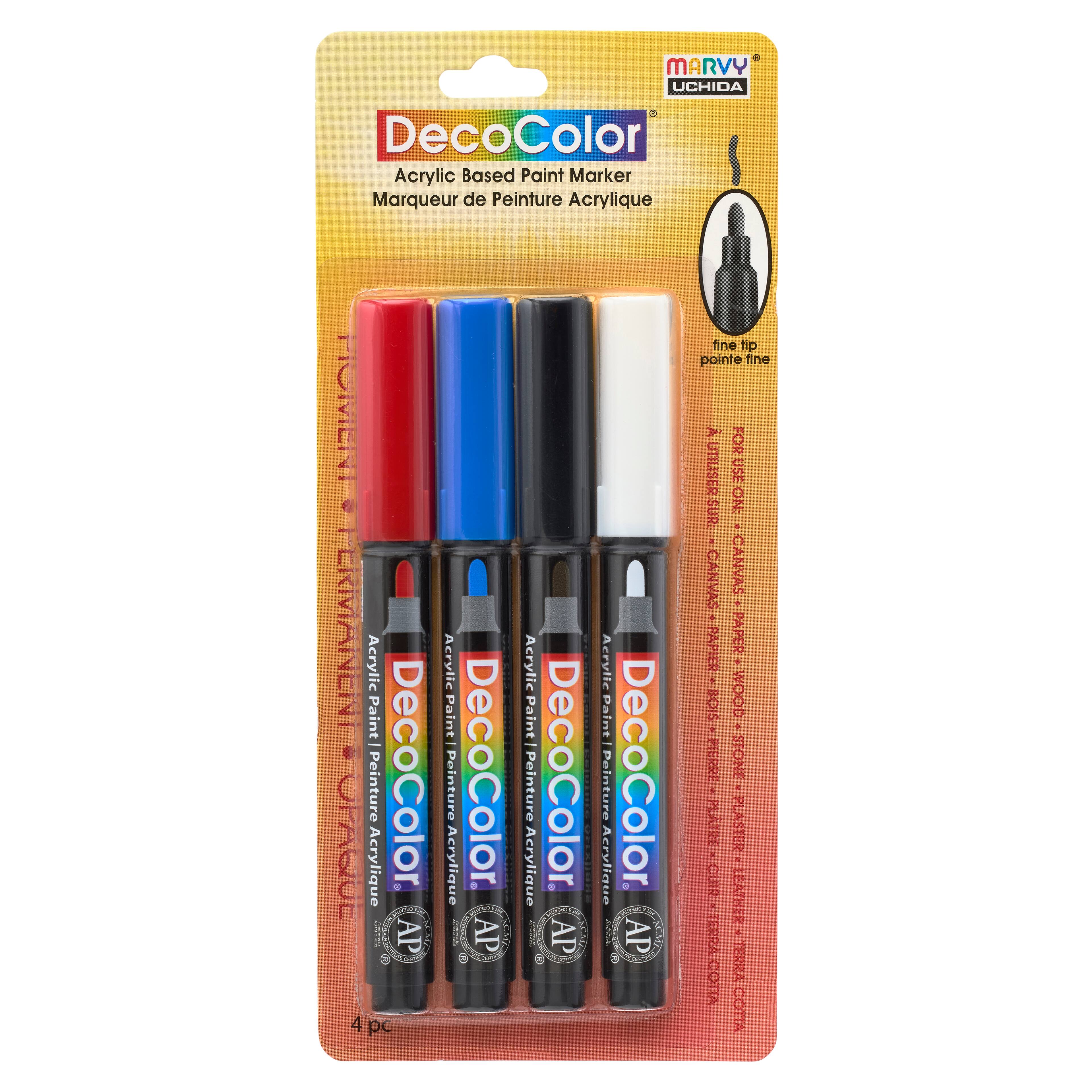 DecoColor® Fine Tip Acrylic Paint Pen Marker Set