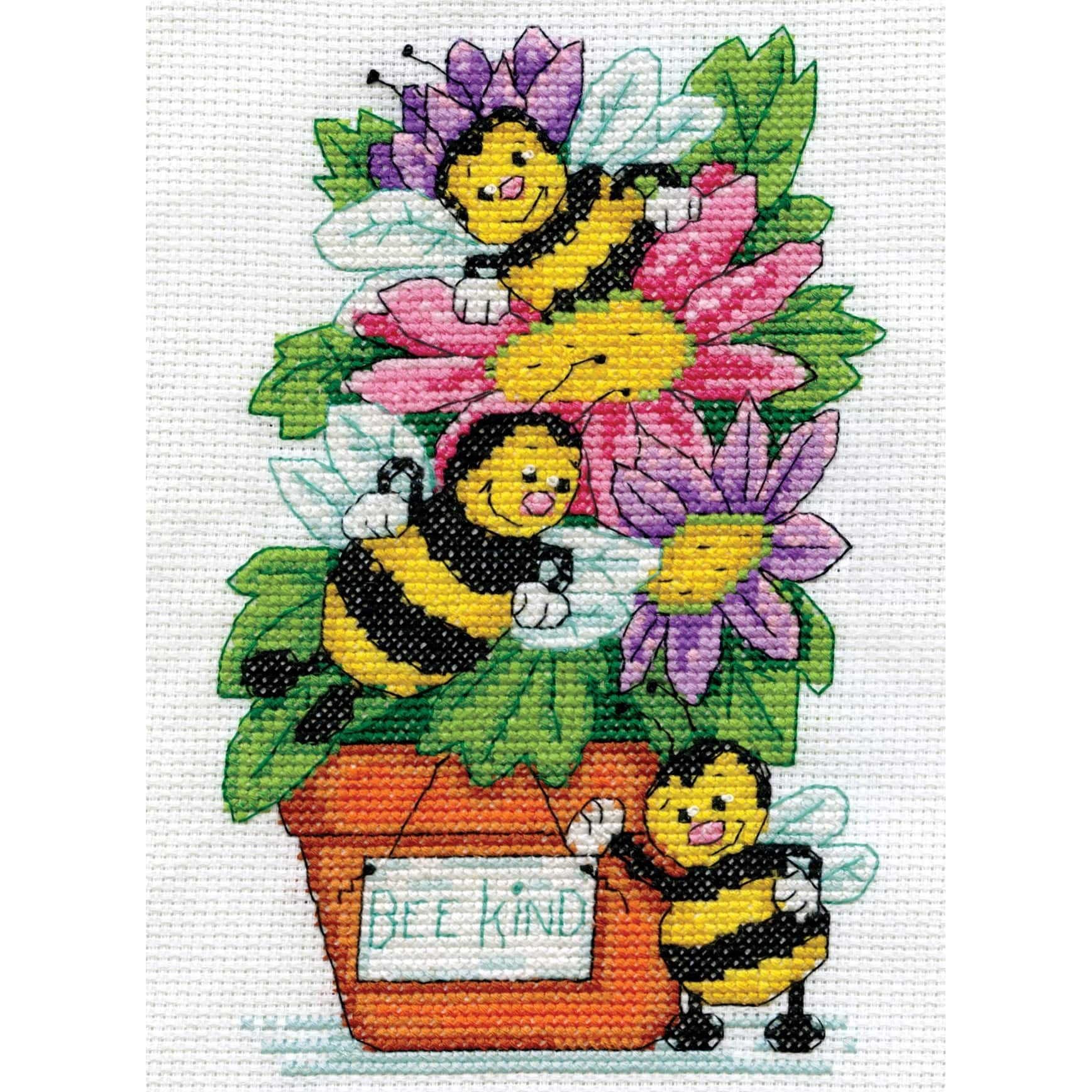 Design Works™ Bee Kind Counted Cross Stitch Kit