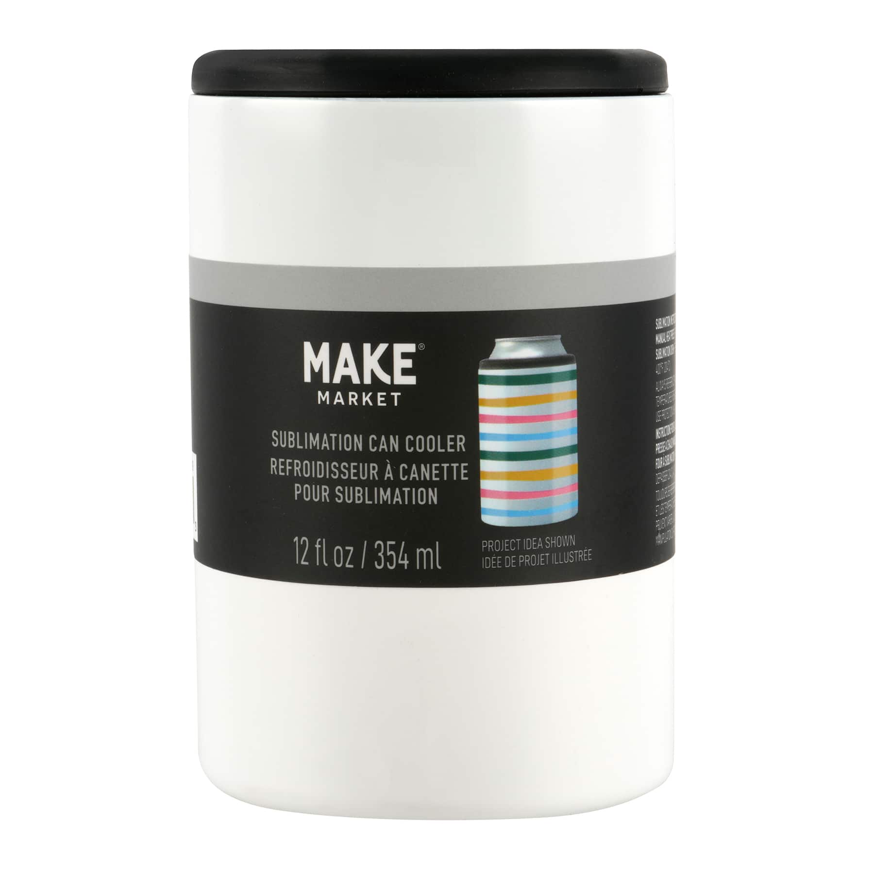 6 Pack: 12oz. Stainless Steel Sublimation Can Cooler by Make Market®