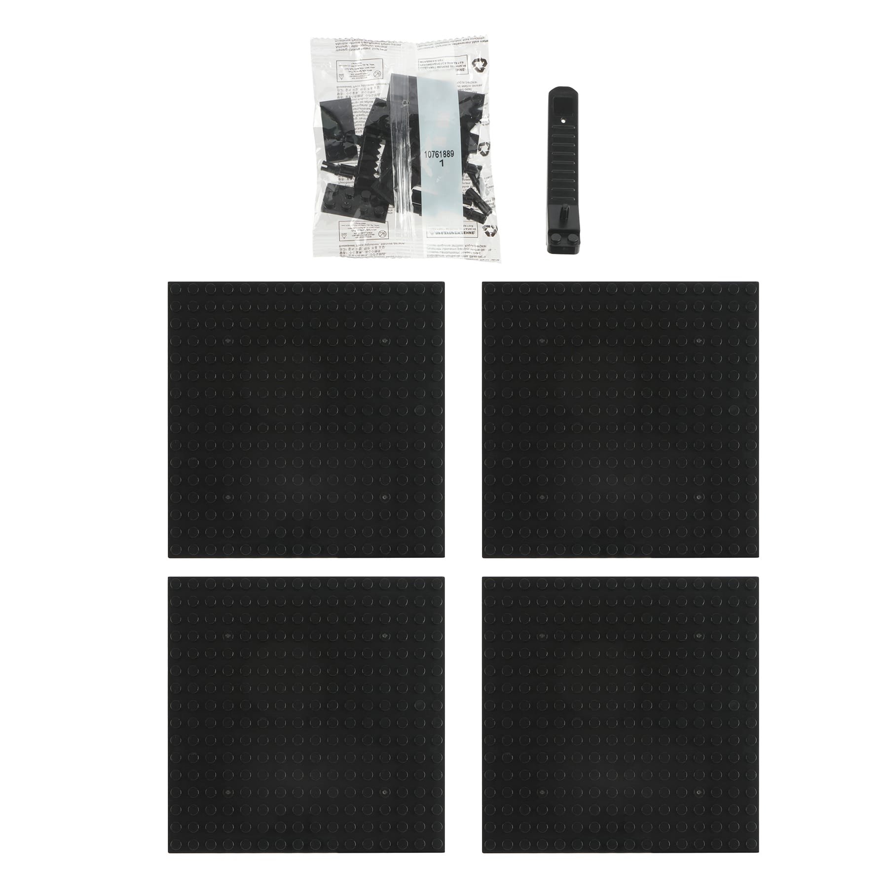 10&#x22; x 10&#x22; Mushroom Pixelated Brick Art Kit by Make Market&#xAE;