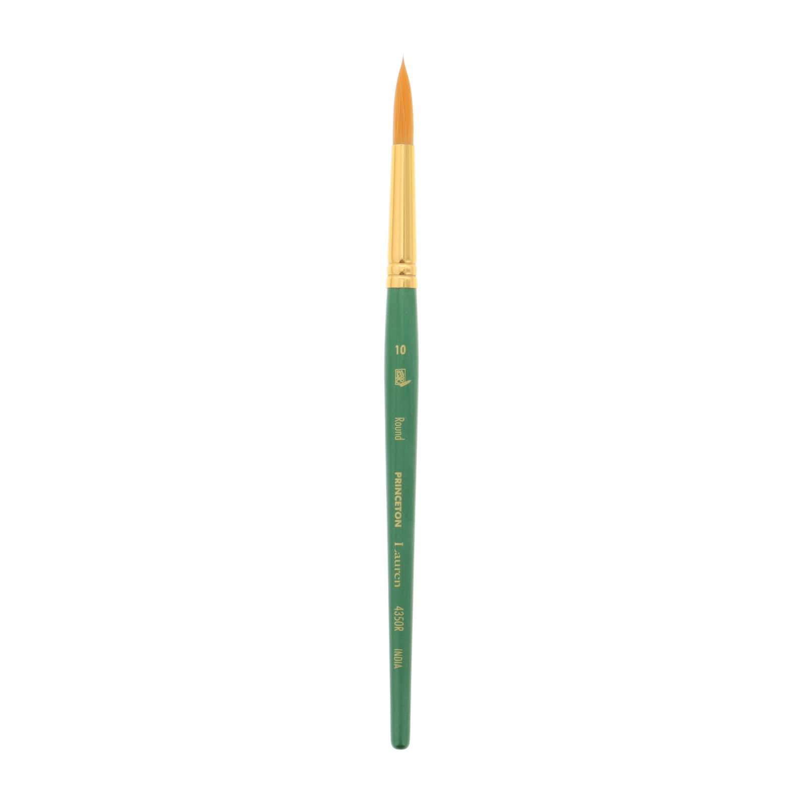 Princeton Brush Lauren Golden Synthetic Watercolor & Acrylic Brush, Round,  5/0 