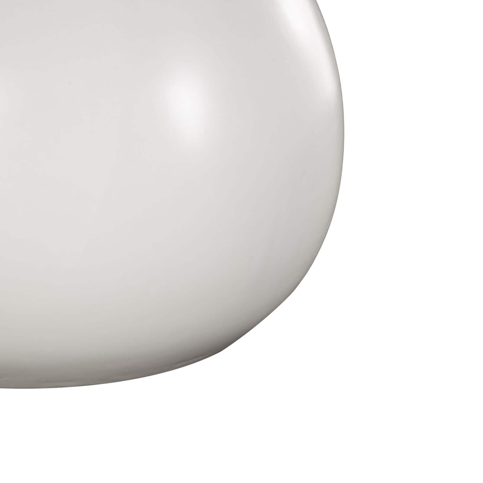 8" White Speckled Ceramic Minimalistic Vase