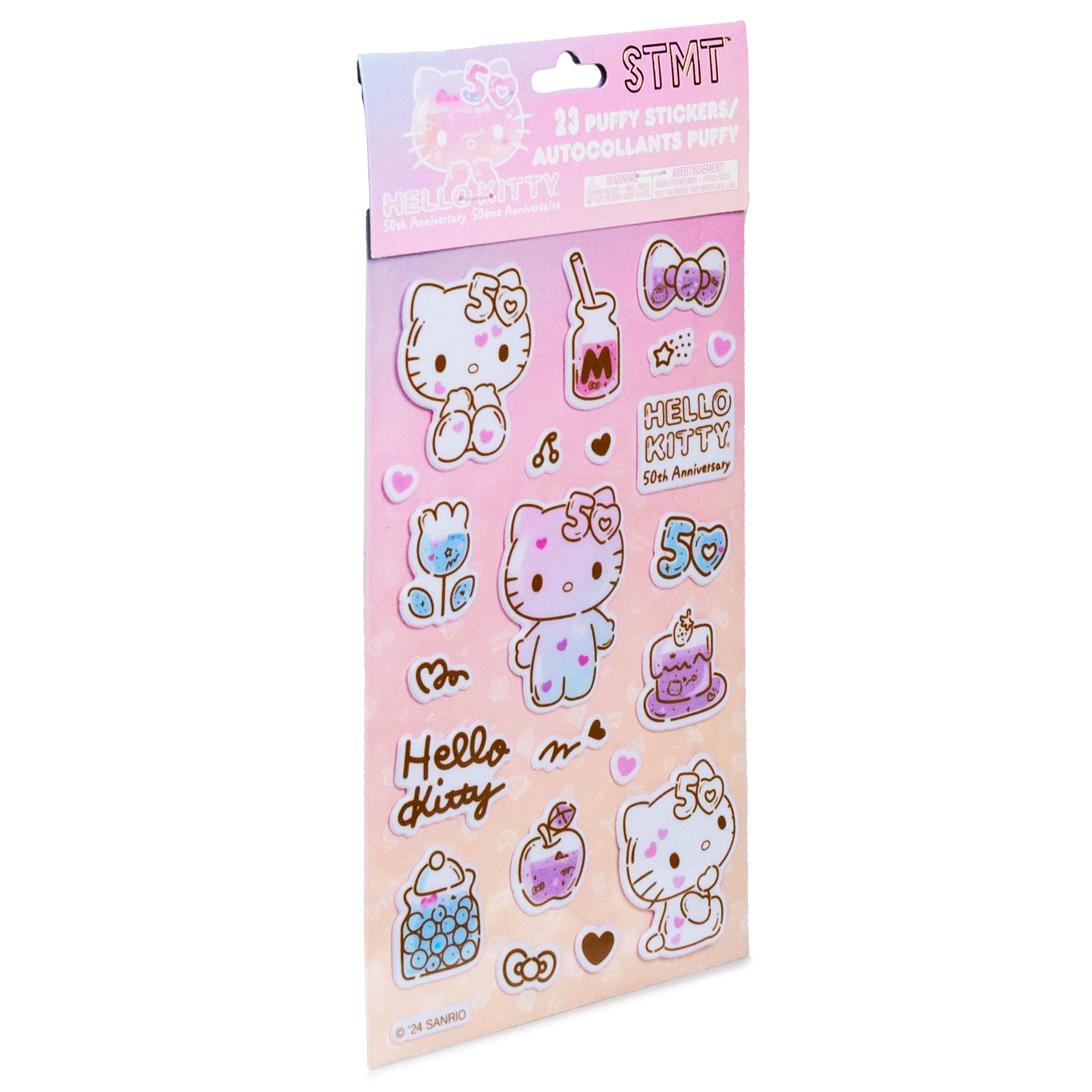 STMT&#xAE; Hello Kitty&#xAE; 50th Anniversary Puffy Stickers