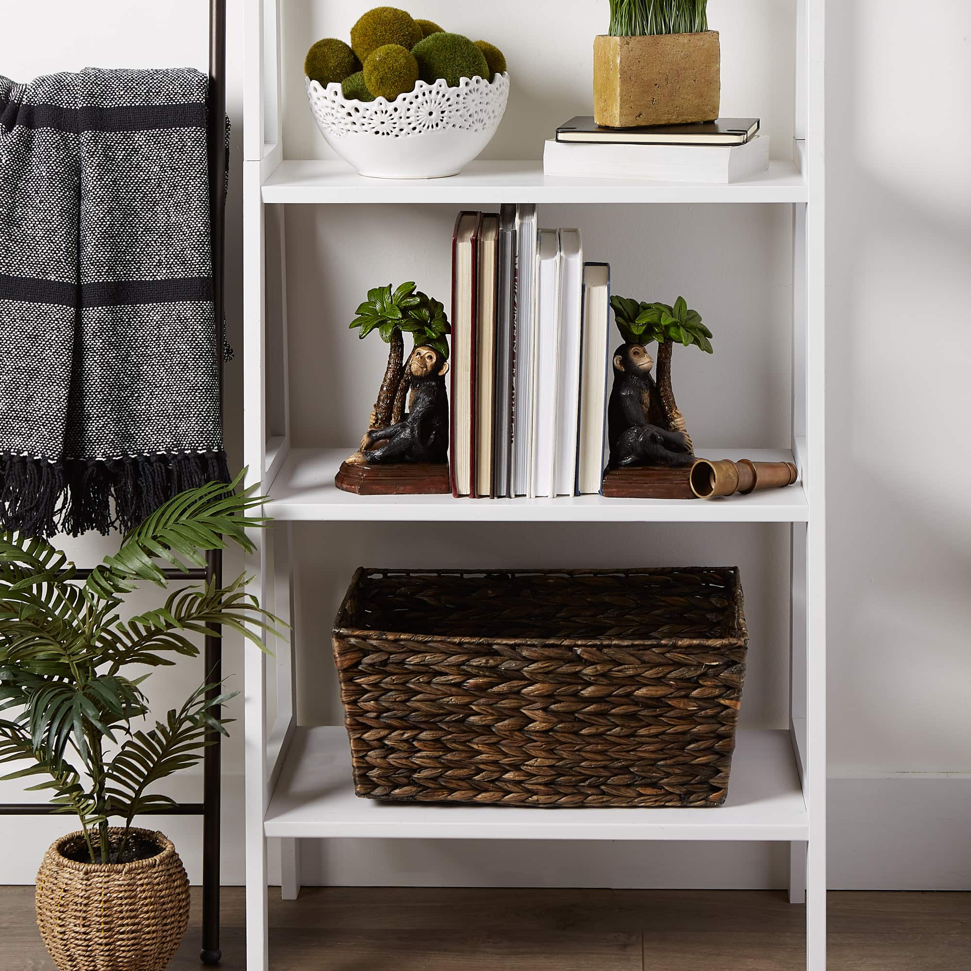 8.5&#x22; Decorative Monkey Bookends