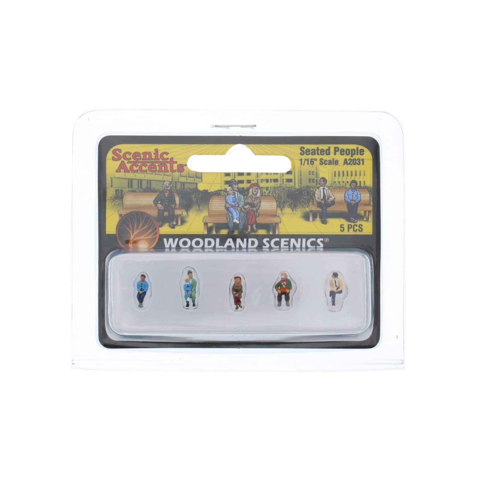 Woodland Scenics&#xAE; 1/16&#x22; Seated People Scale Figures