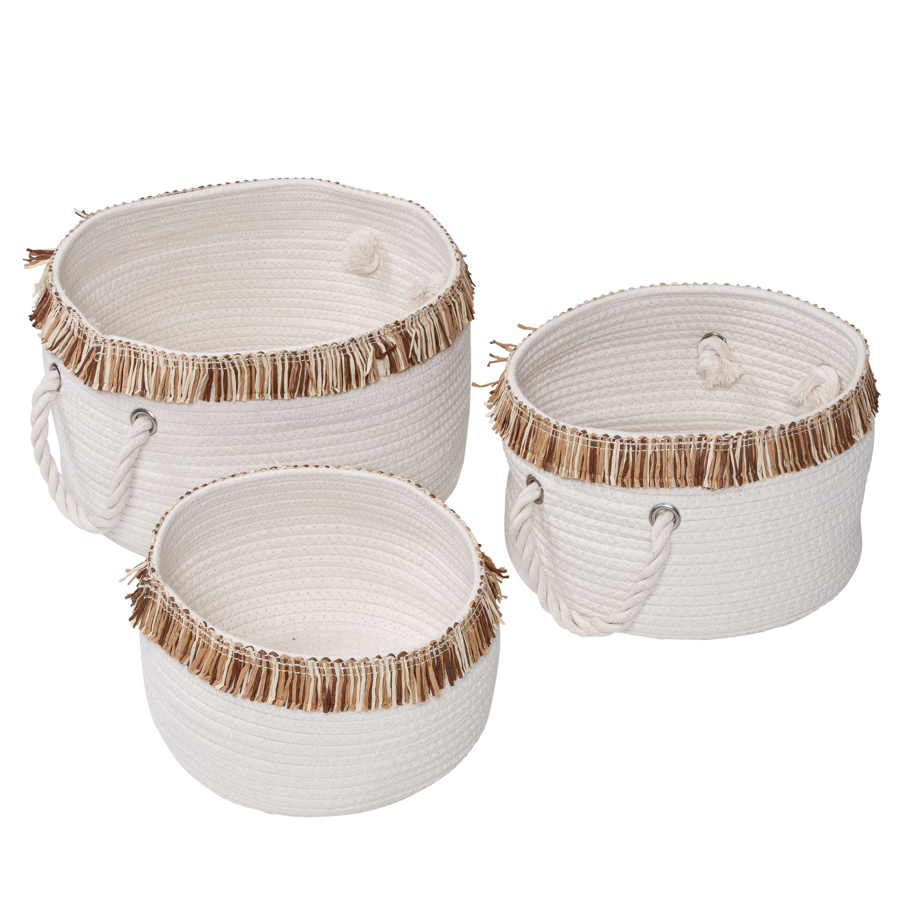 Honey Can Do Nesting Cotton Rope Basket Set Michaels