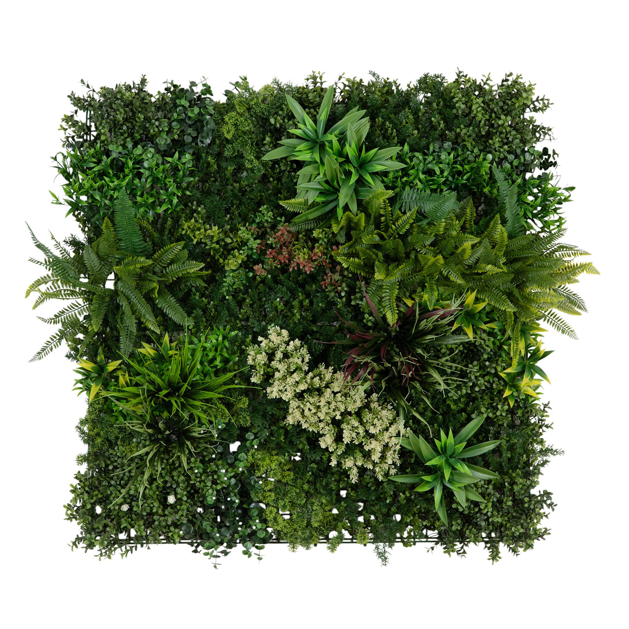 40" Amazon Rainforest Artificial Living Wall Panel