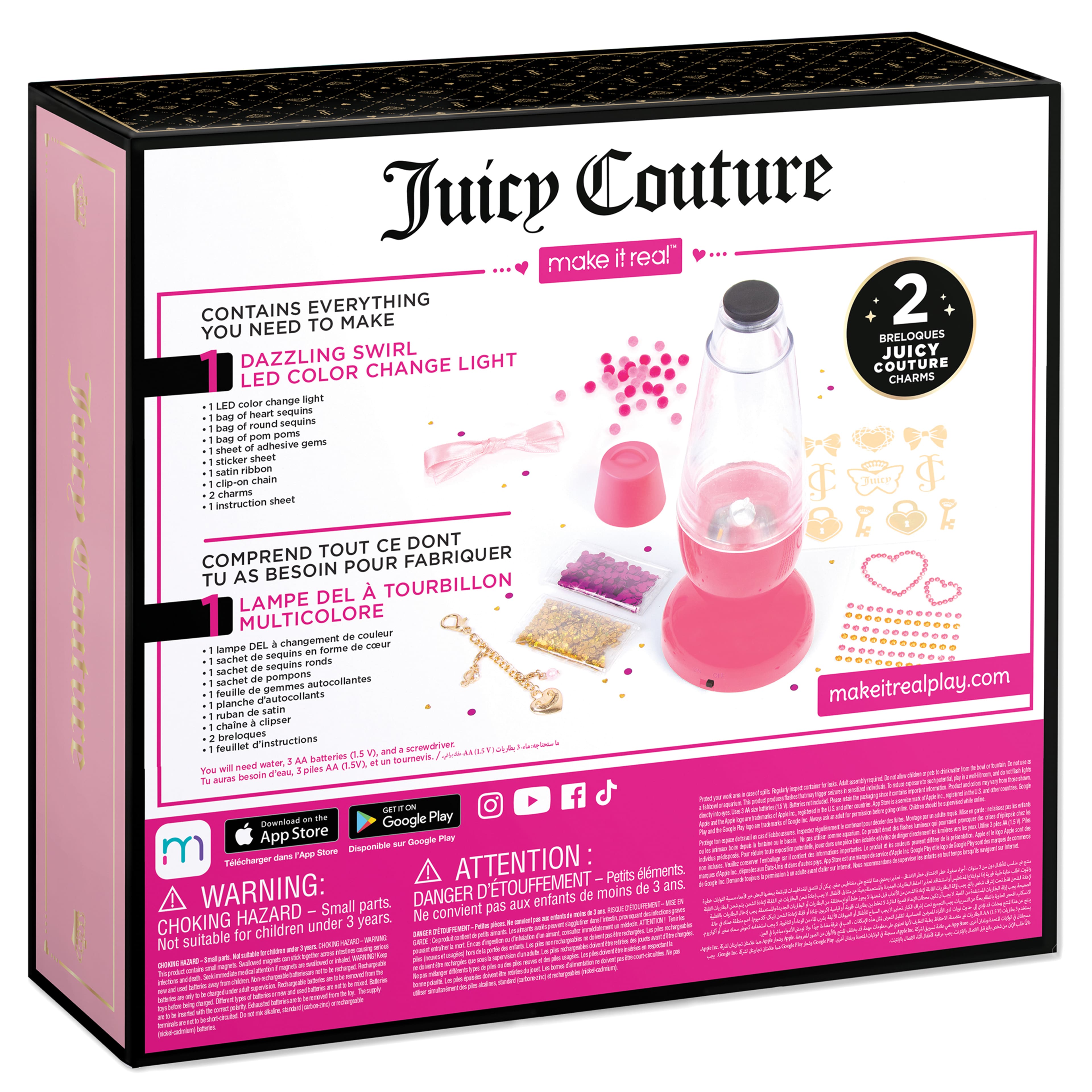 Make It Real&#x2122; Juicy Couture&#x2122; Dazzling Swirl LED Color Change Light