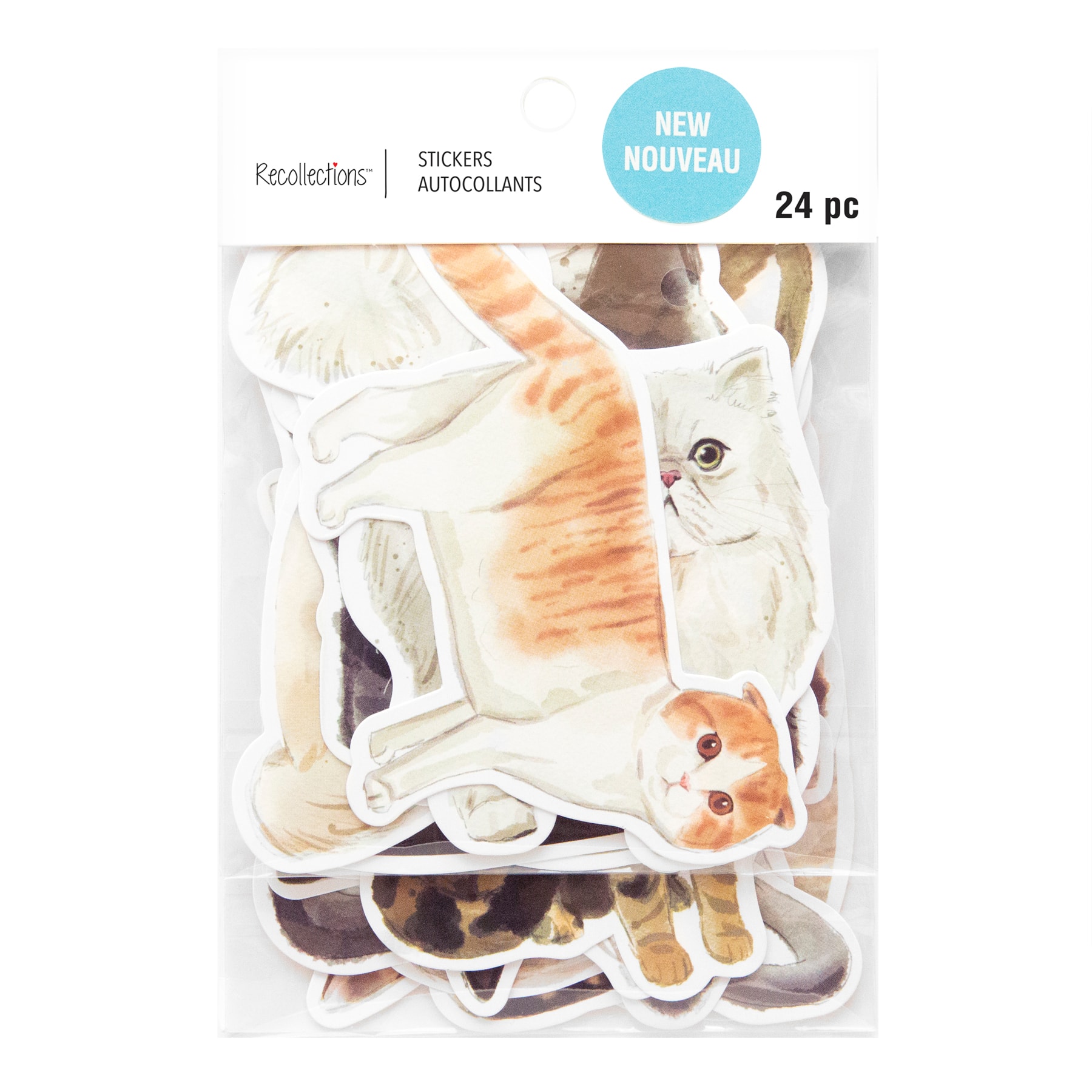12 Pack: Cats Die Cut Stickers by Recollections™