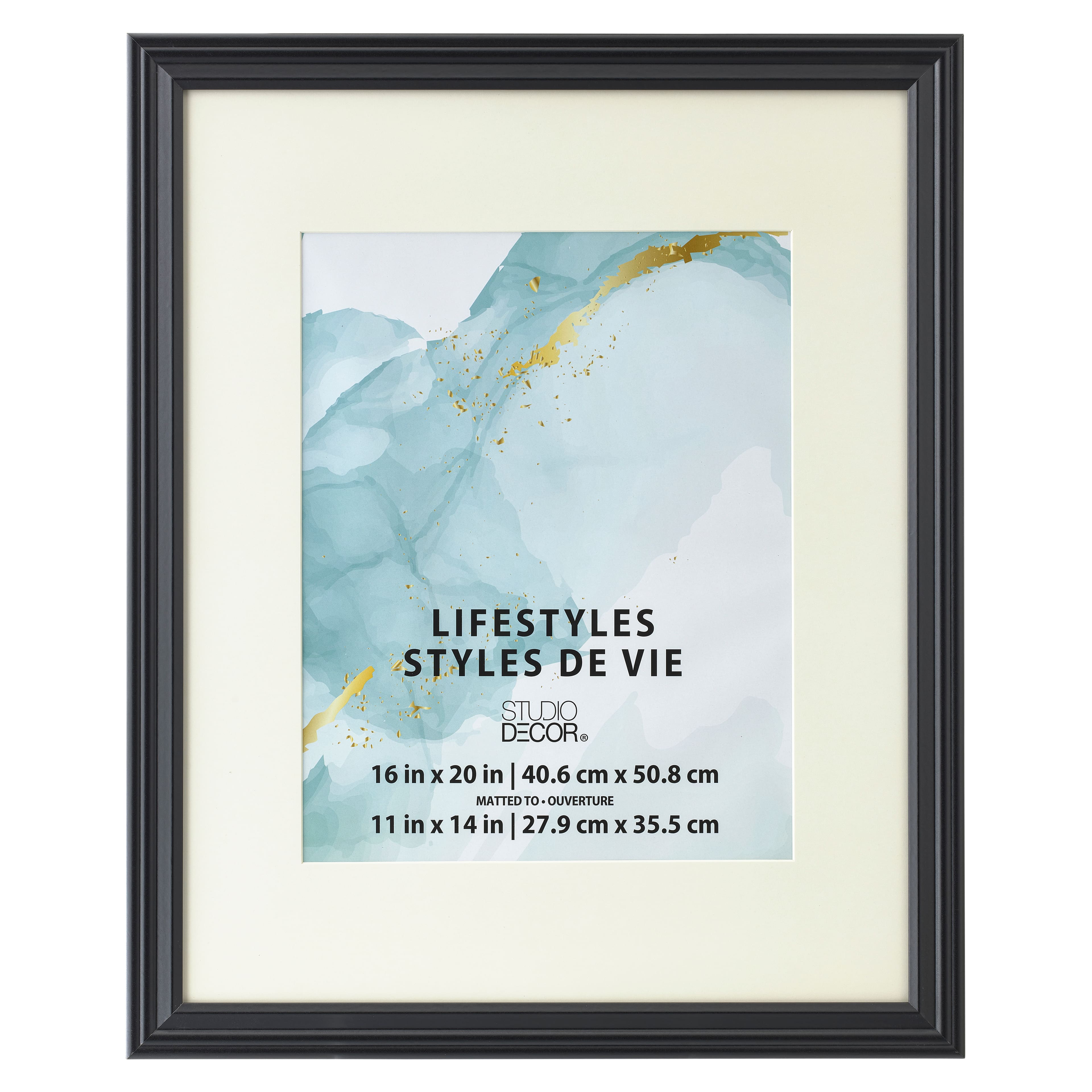Black Large Frame With Mat, Lifestyles™ by Studio Décor® Michaels