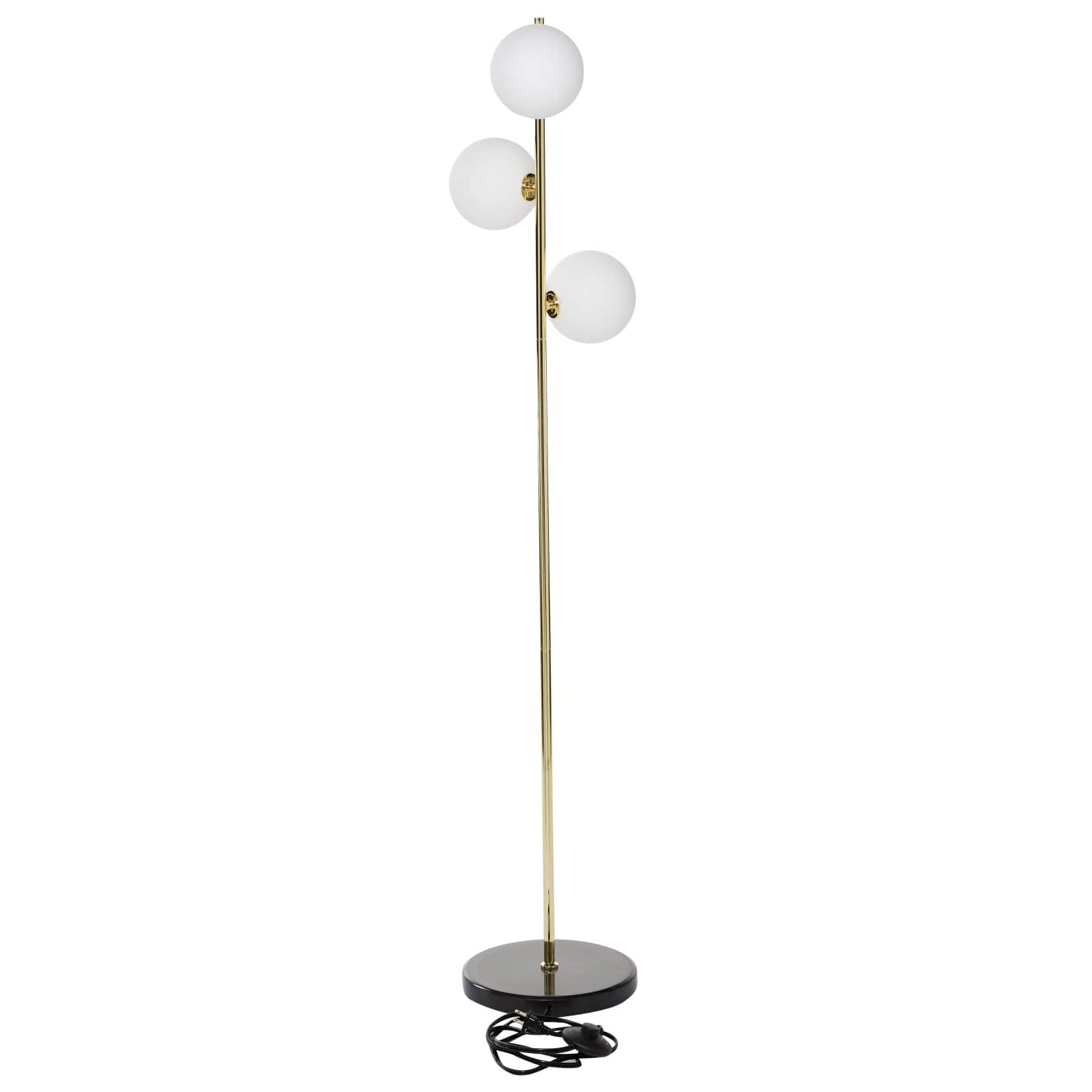 CosmoLiving by Cosmopolitan 55" Gold Metal Modern Floor Lamp