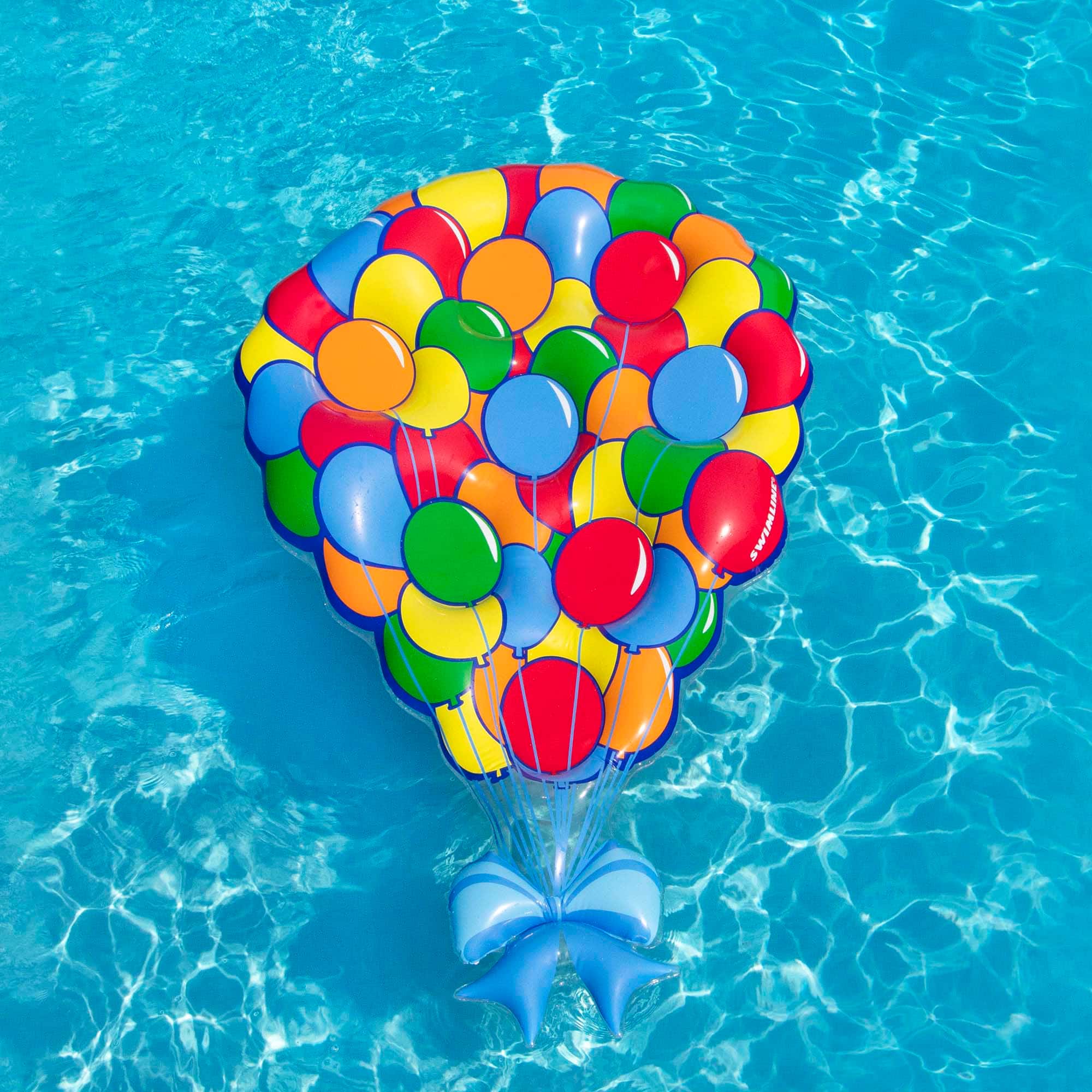 Swimline 80&#x22; Inflatable Party Balloons Pool Lounge Float